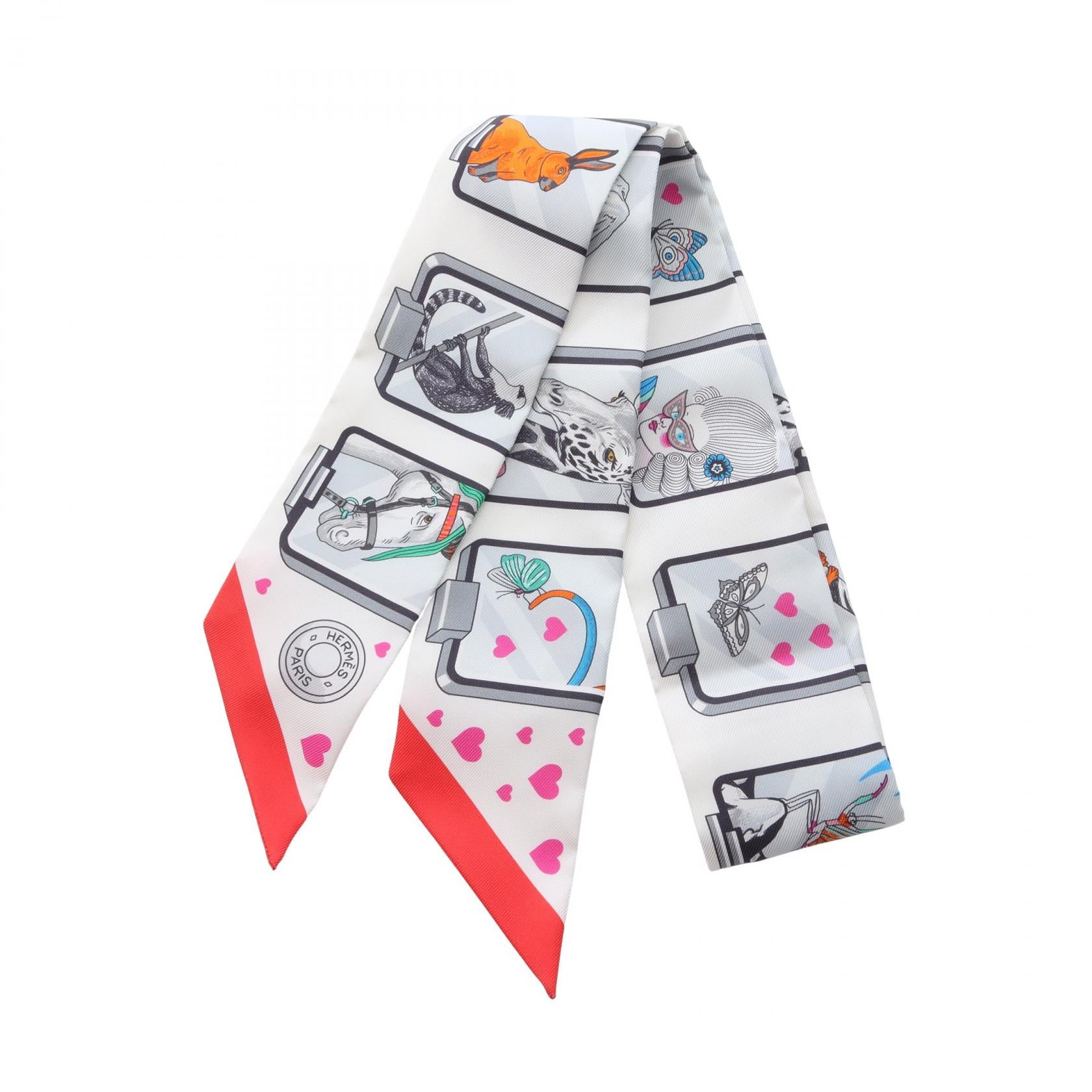 Hermes HERMES STORY Silk Scarf