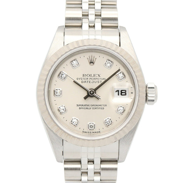 Rolex Datejust Au750 White Gold Stainless Steel