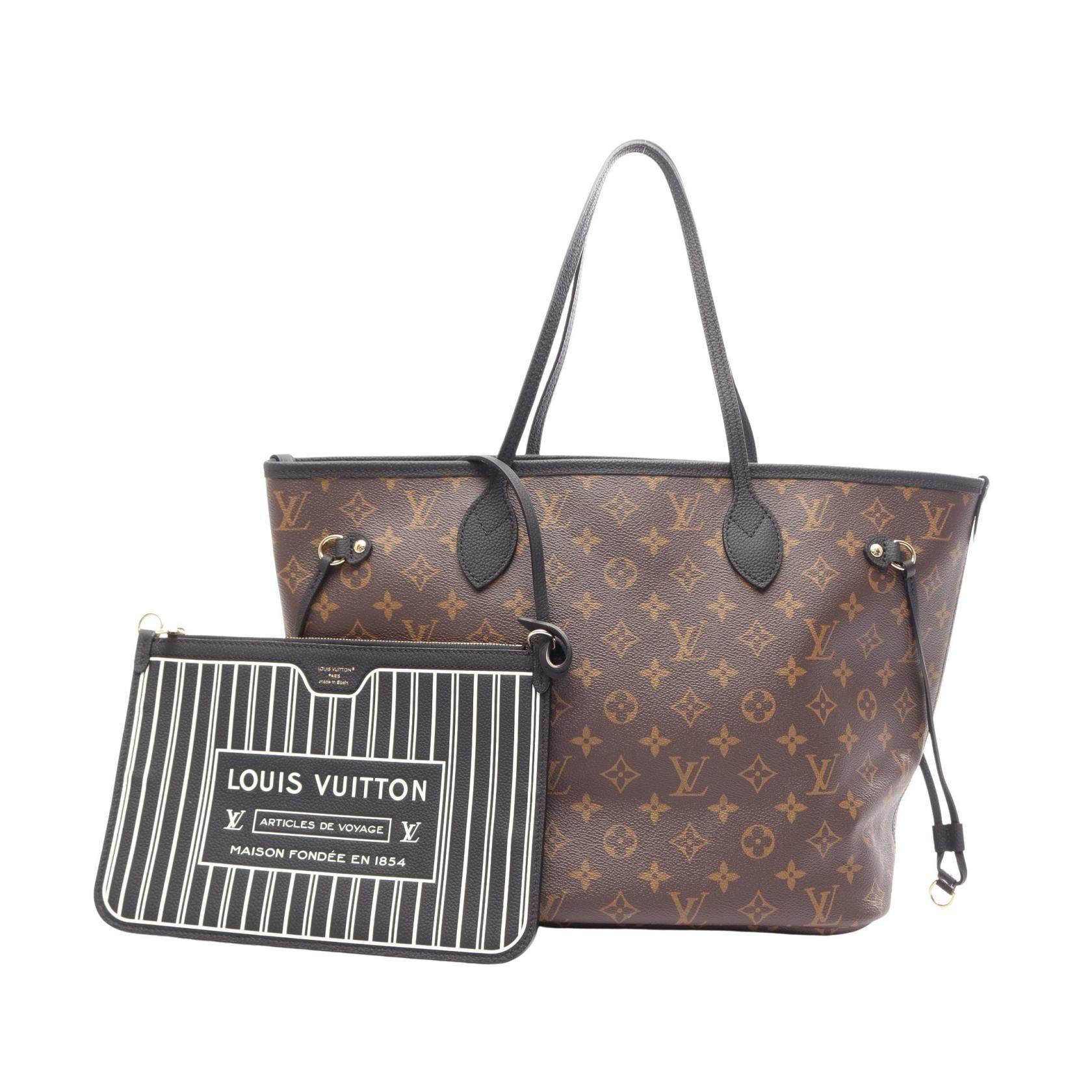 Louis Vuitton Neverfull Inside Out Monogram Coated Canvas Tote Bag