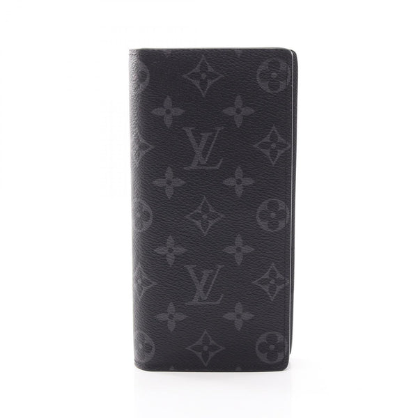 Louis Vuitton Portefeuille Brazza Monogram Eclipse Long Wallet