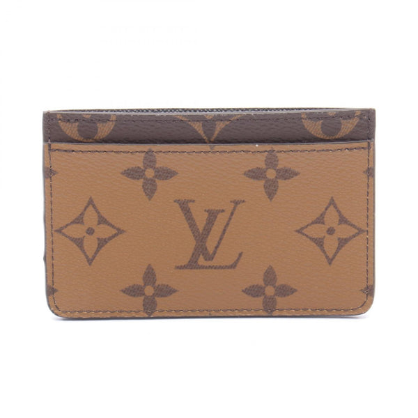 Louis Vuitton Porte Cartes Simple Monogram Reverse Card Case