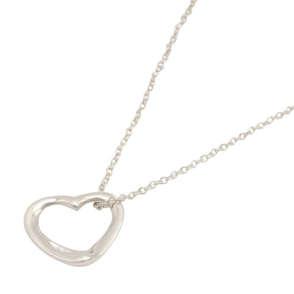 Tiffany & Co. Open Heart Silver Necklace