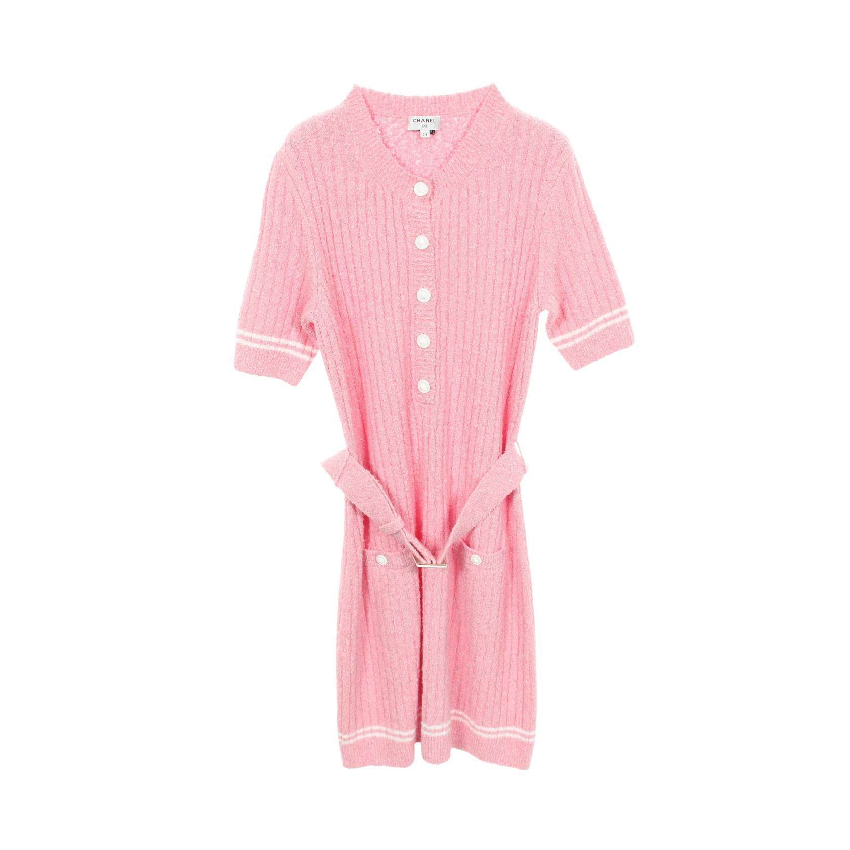 CHANEL Short Sleeve Dress