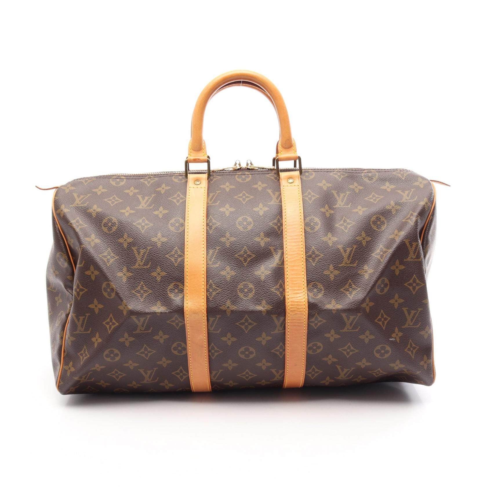 Louis Vuitton Keepall 45 Monogram Boston Bag