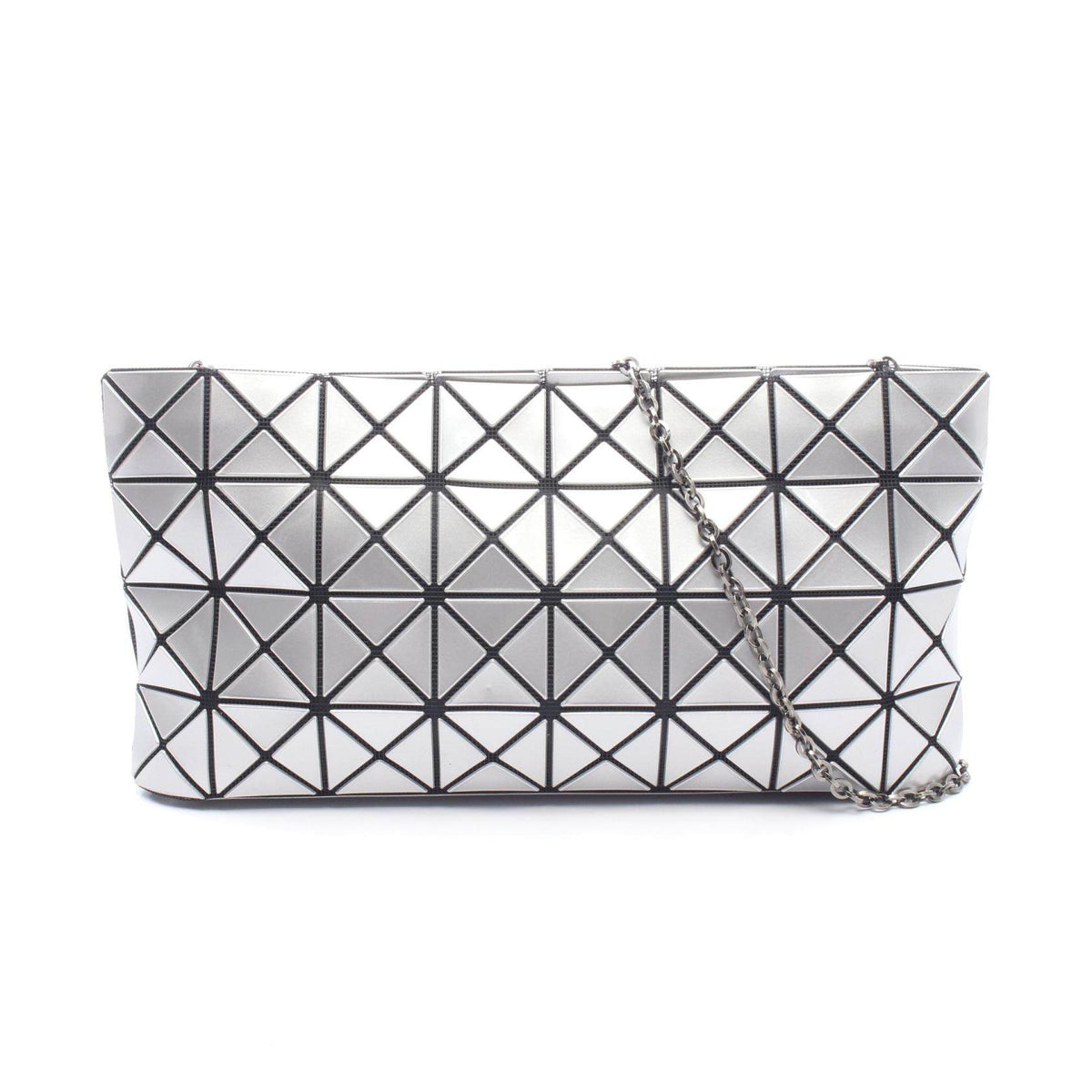 BAO BAO ISSEY MIYAKE Platinum Coated Canvas Shoulder Bag