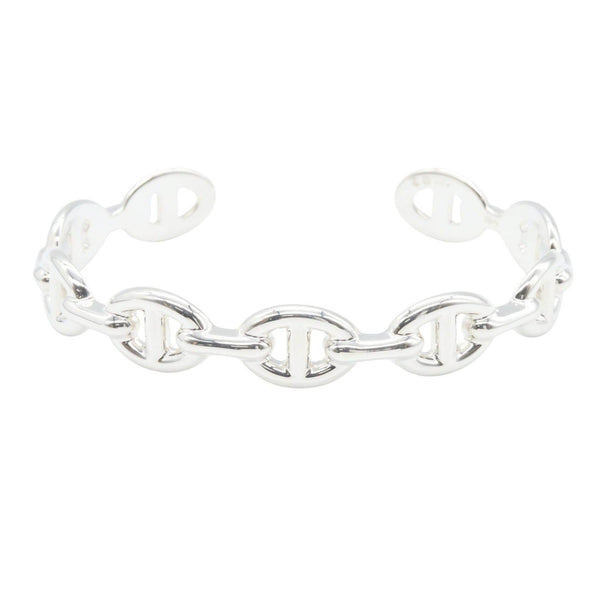 Hermes Chaine dAncre Enchaine Silver Bracelet