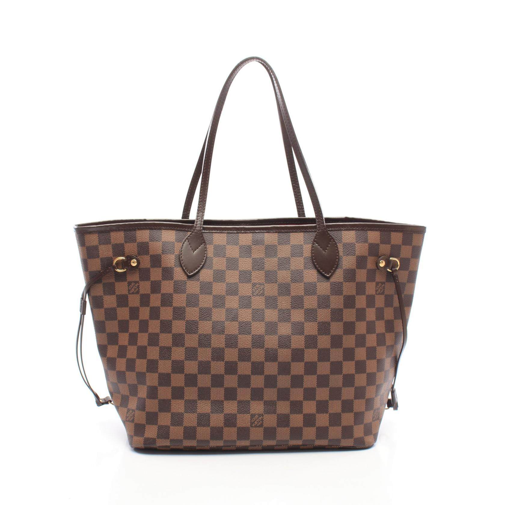 Louis Vuitton Neverfull MM Damier Ebene Tote Bag