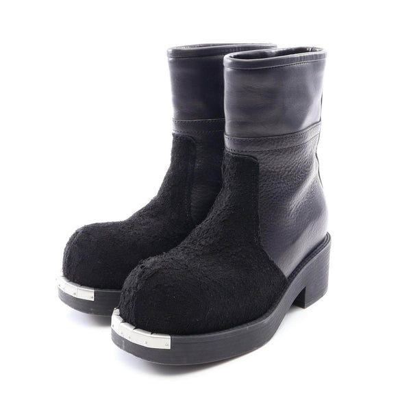 MM6 Leather Suede Boots