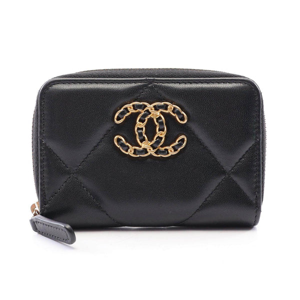 CHANEL Chanel 19 Lambskin Coin Purse