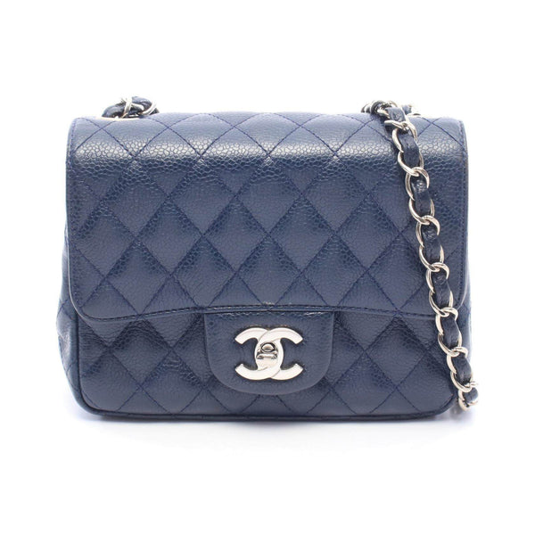 CHANEL Mini Matelasse Grained Calf Shoulder Bag