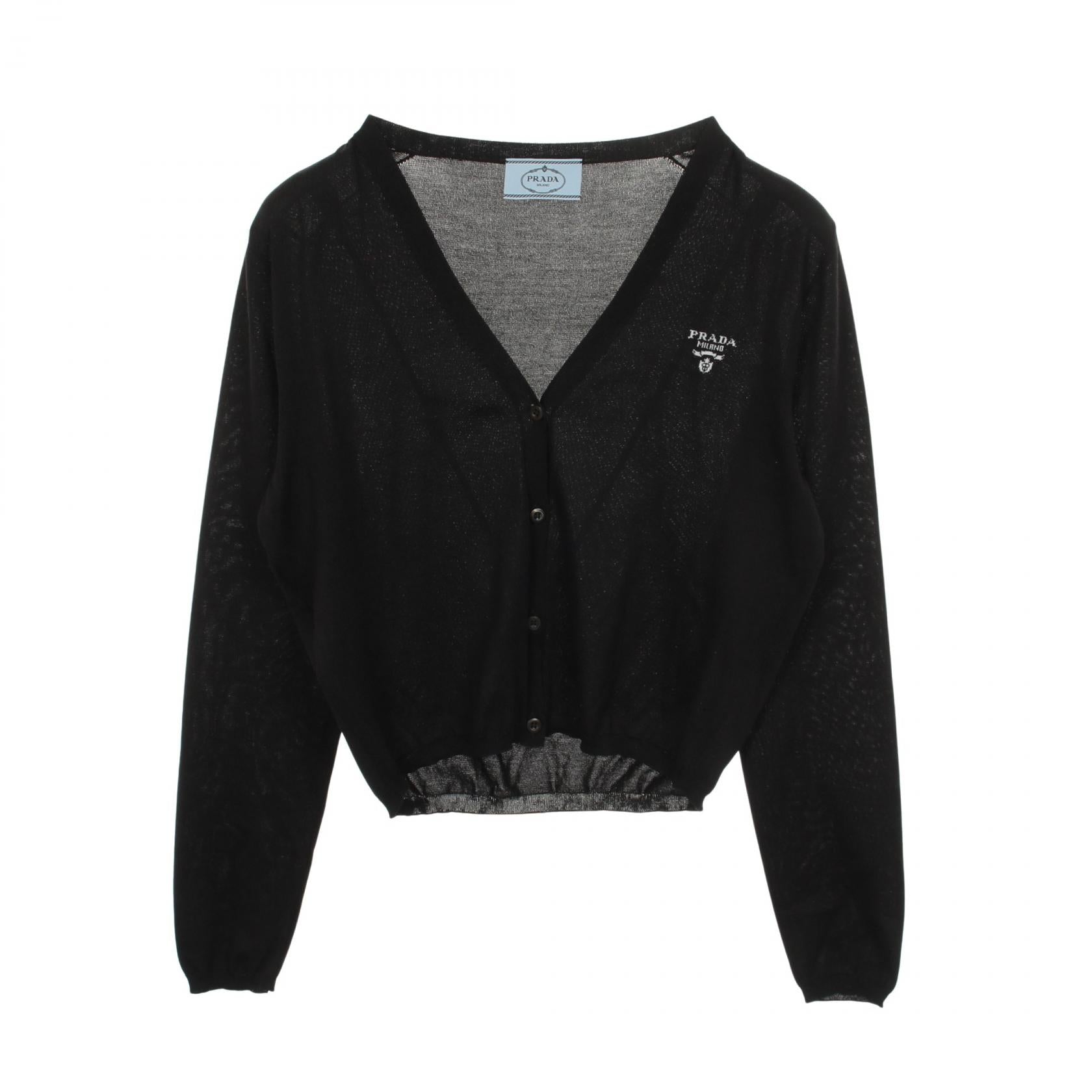 Prada Silk Cotton Cardigan