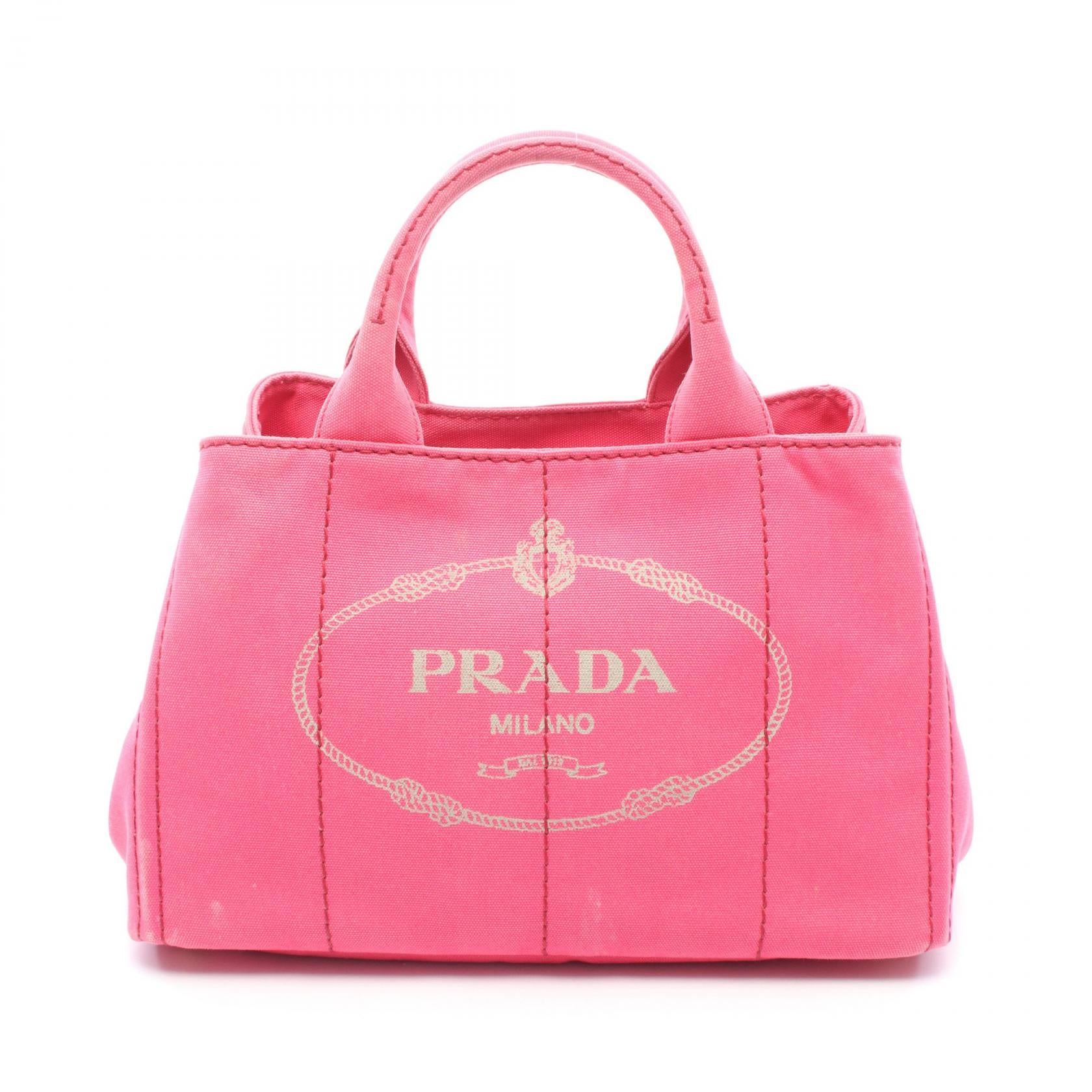 Prada CANAPA Canvas Tote Bag