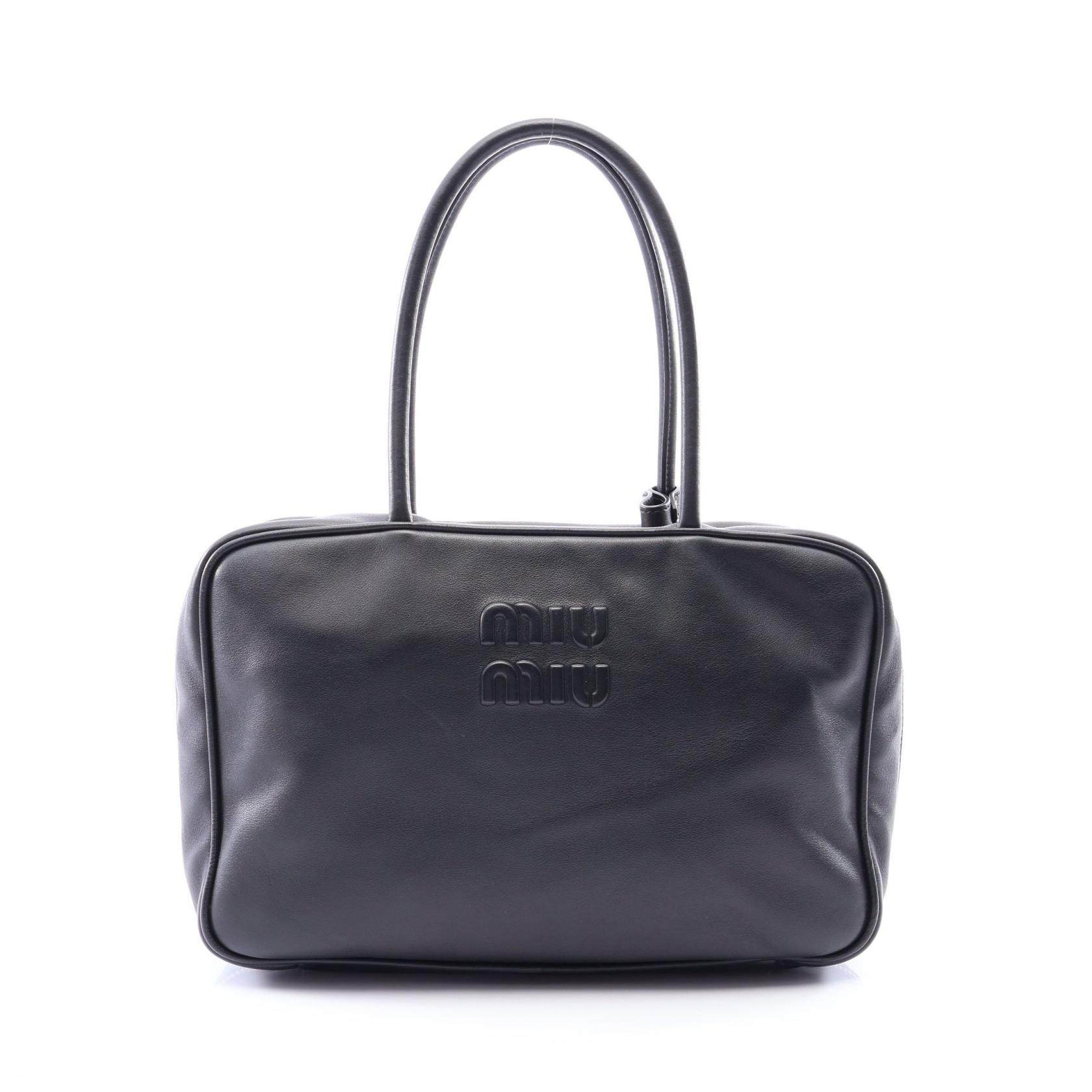 Miu Miu Bow Leather Handbag