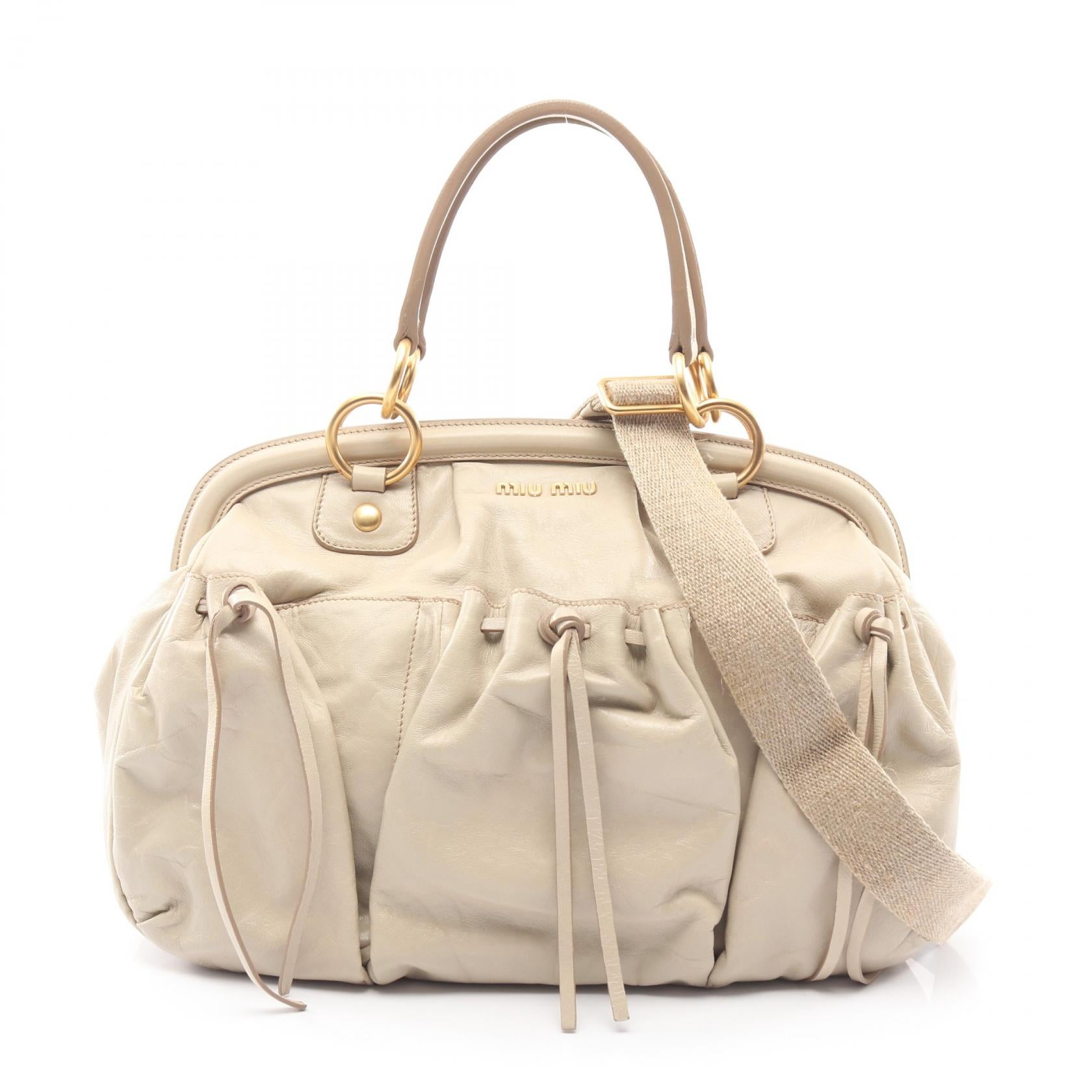 Miu Miu Leather 2way Handbag