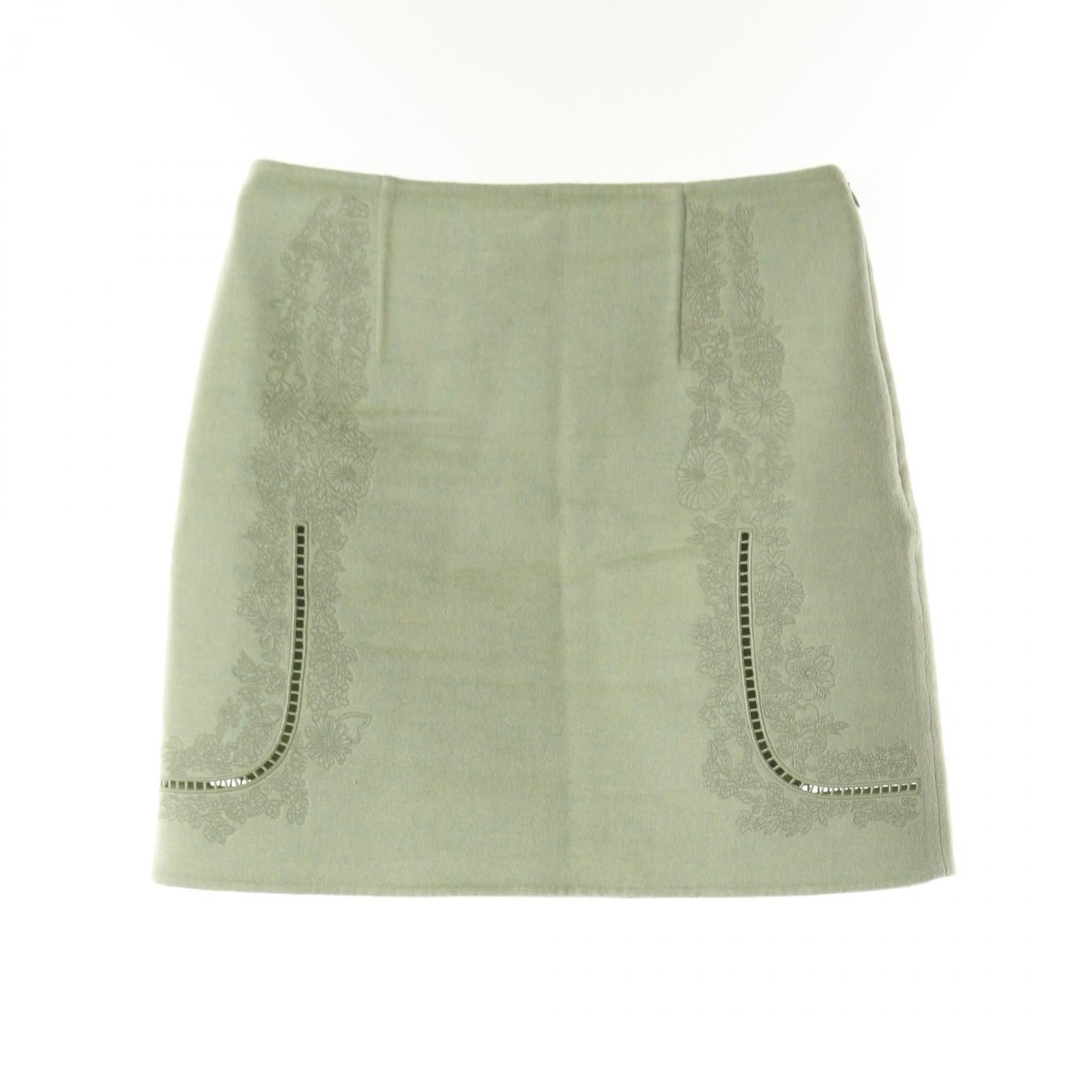 Hermes Cashmere Skirt