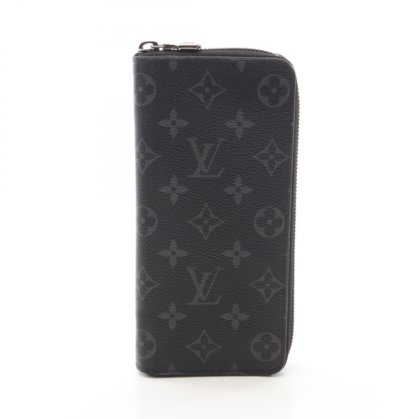 Louis Vuitton Zippy Wallet Vertical Monogram Eclipse Long Wallet