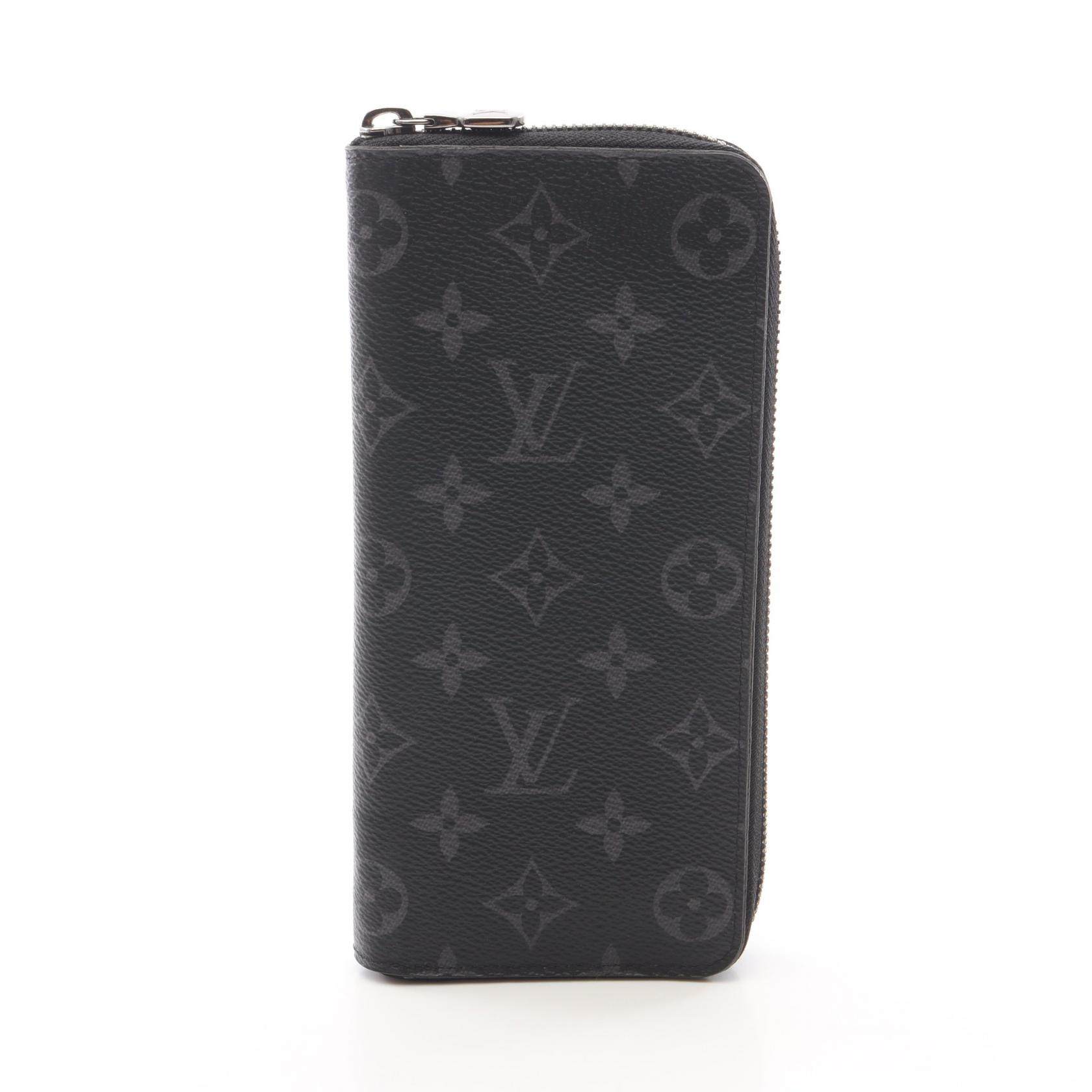 Louis Vuitton Zippy Wallet Vertical Monogram Eclipse Long Wallet