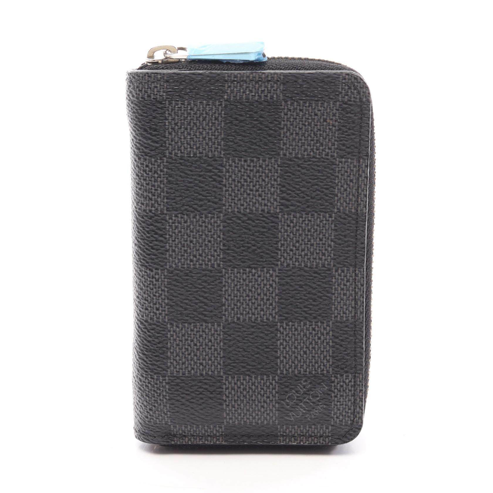 Louis Vuitton Zippy Coin Purse Damier Graphite Coin Case