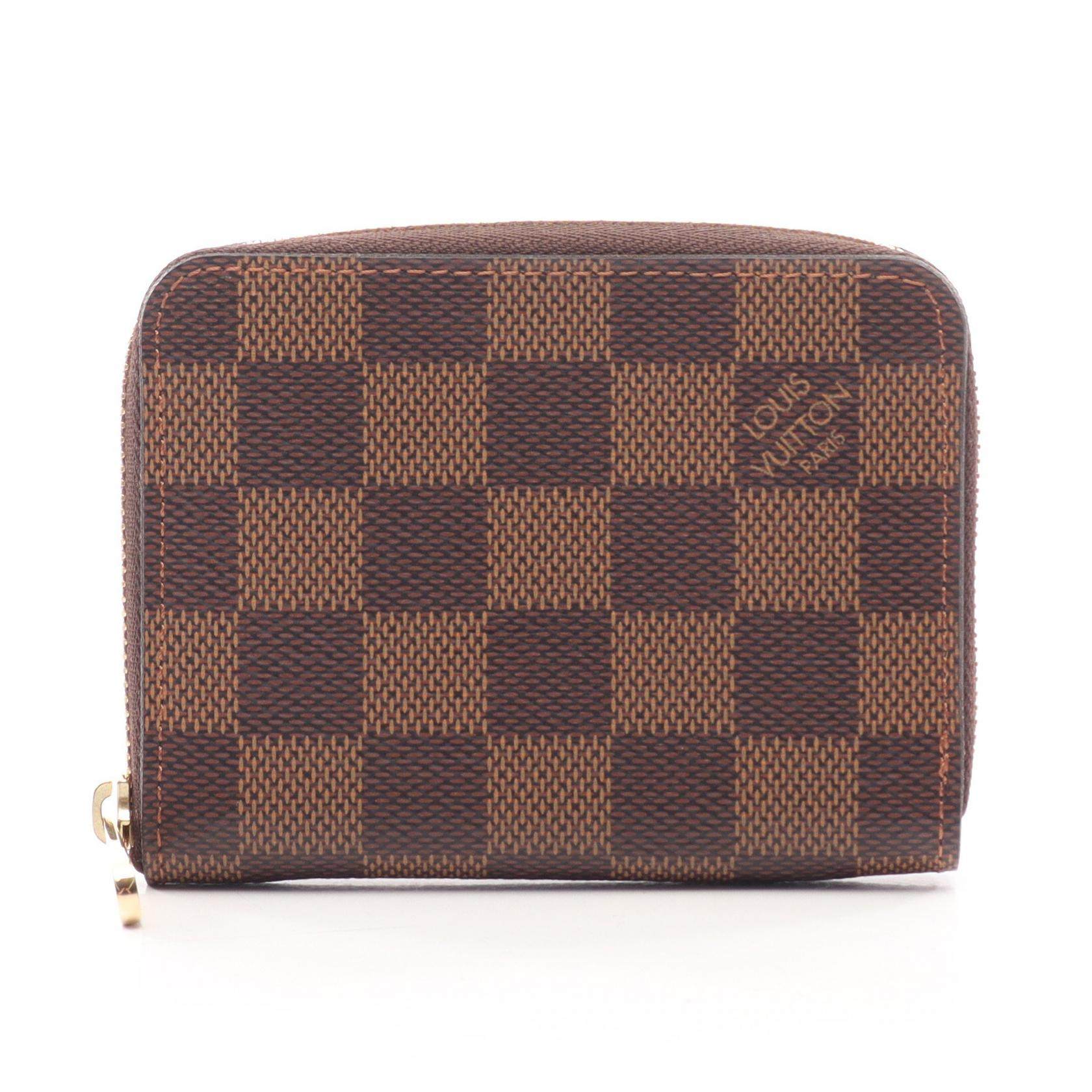Louis Vuitton Zippy Coin Purse Damier Ebene Coin Case