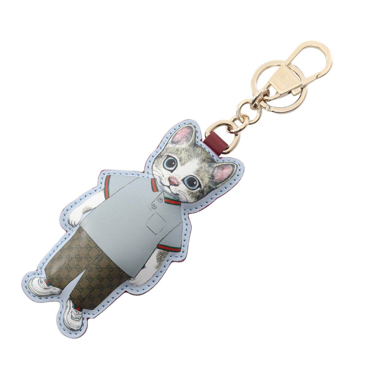 Gucci GG Supreme Boris Key Holder