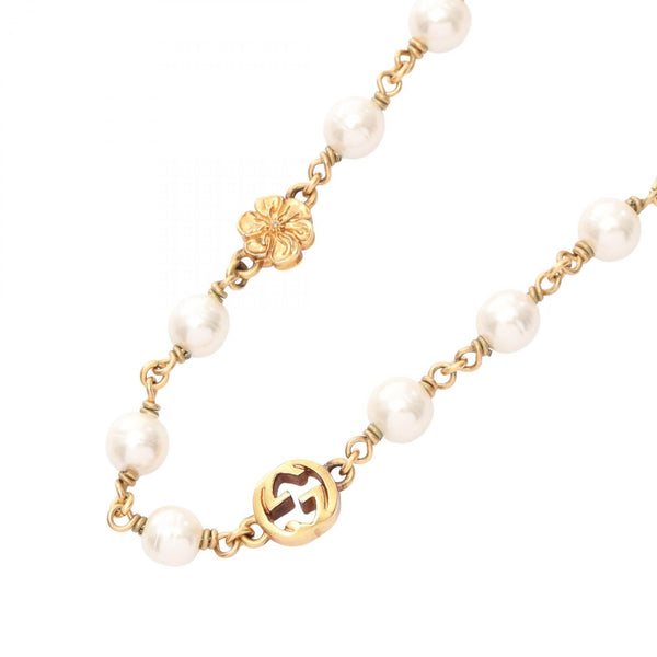 Gucci Interlocking G Flower Necklace