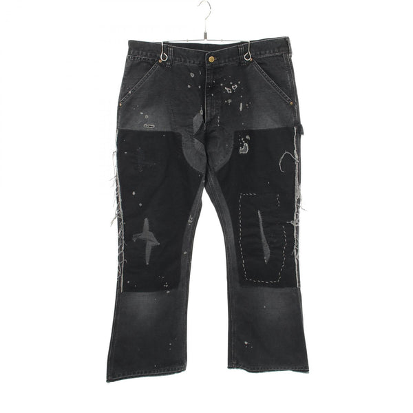 SAINT MICHAEL Cotton Denim Pants