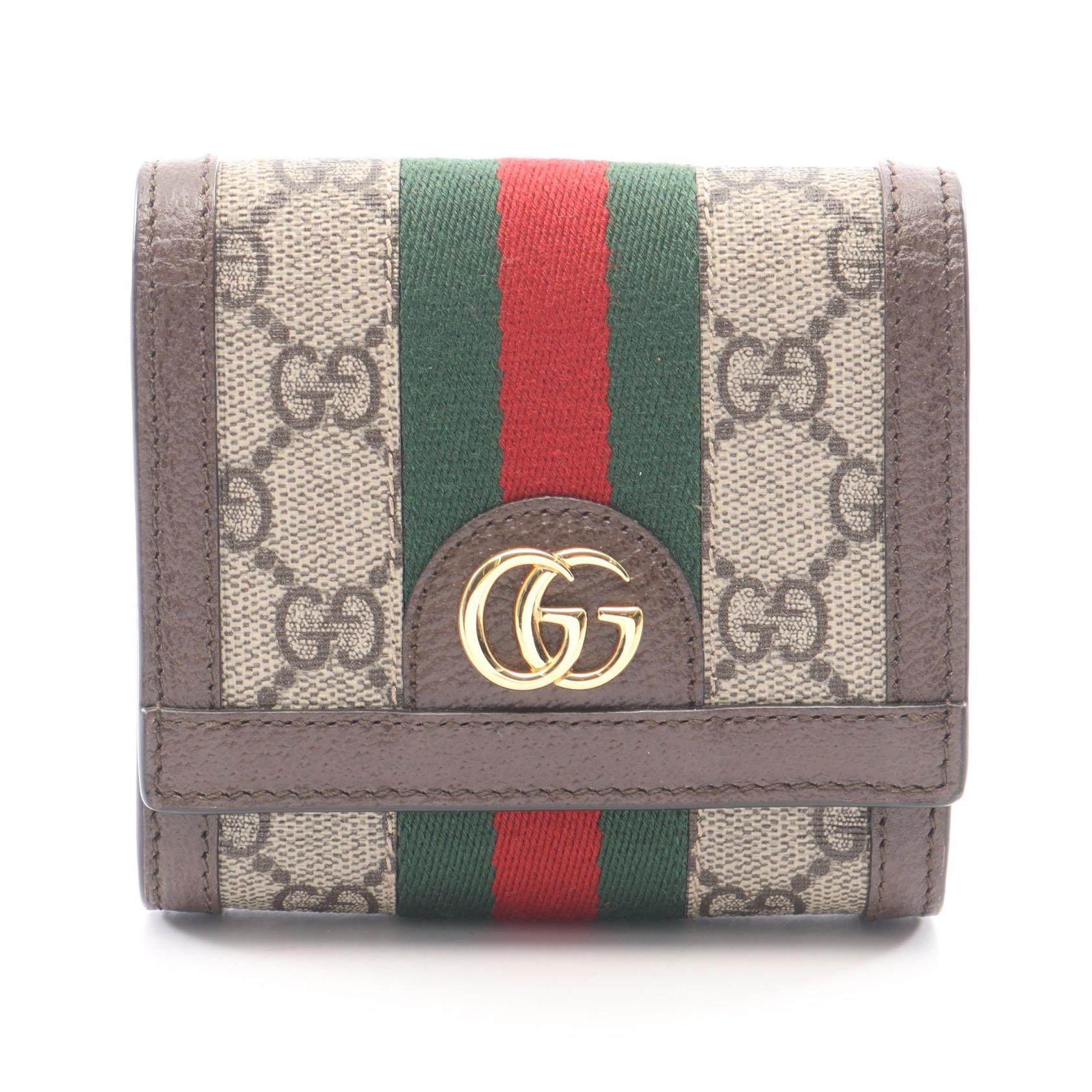 Gucci Ophidia GG Leather PVC Wallet