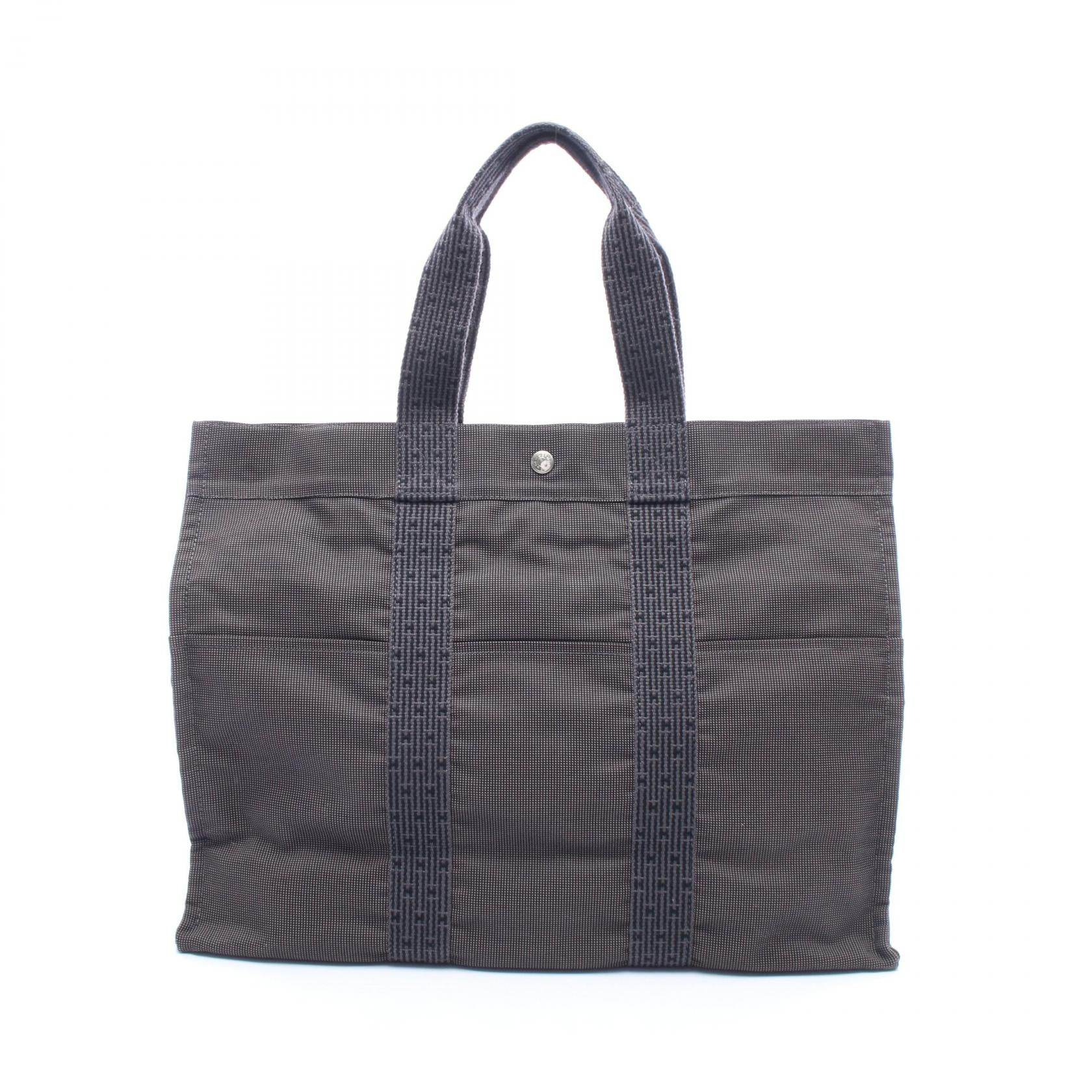 Hermes Herline GM Canvas Tote Bag