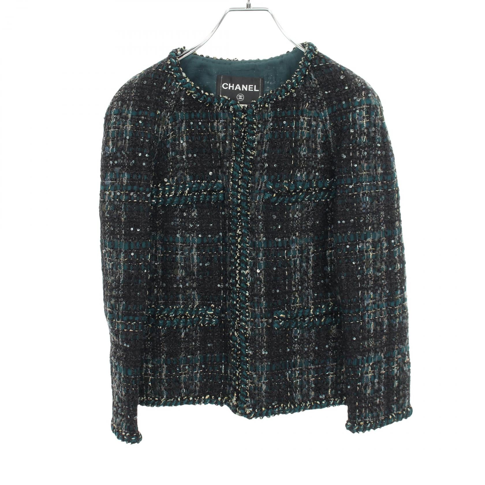 Chanel Sequin Tweed Jacket