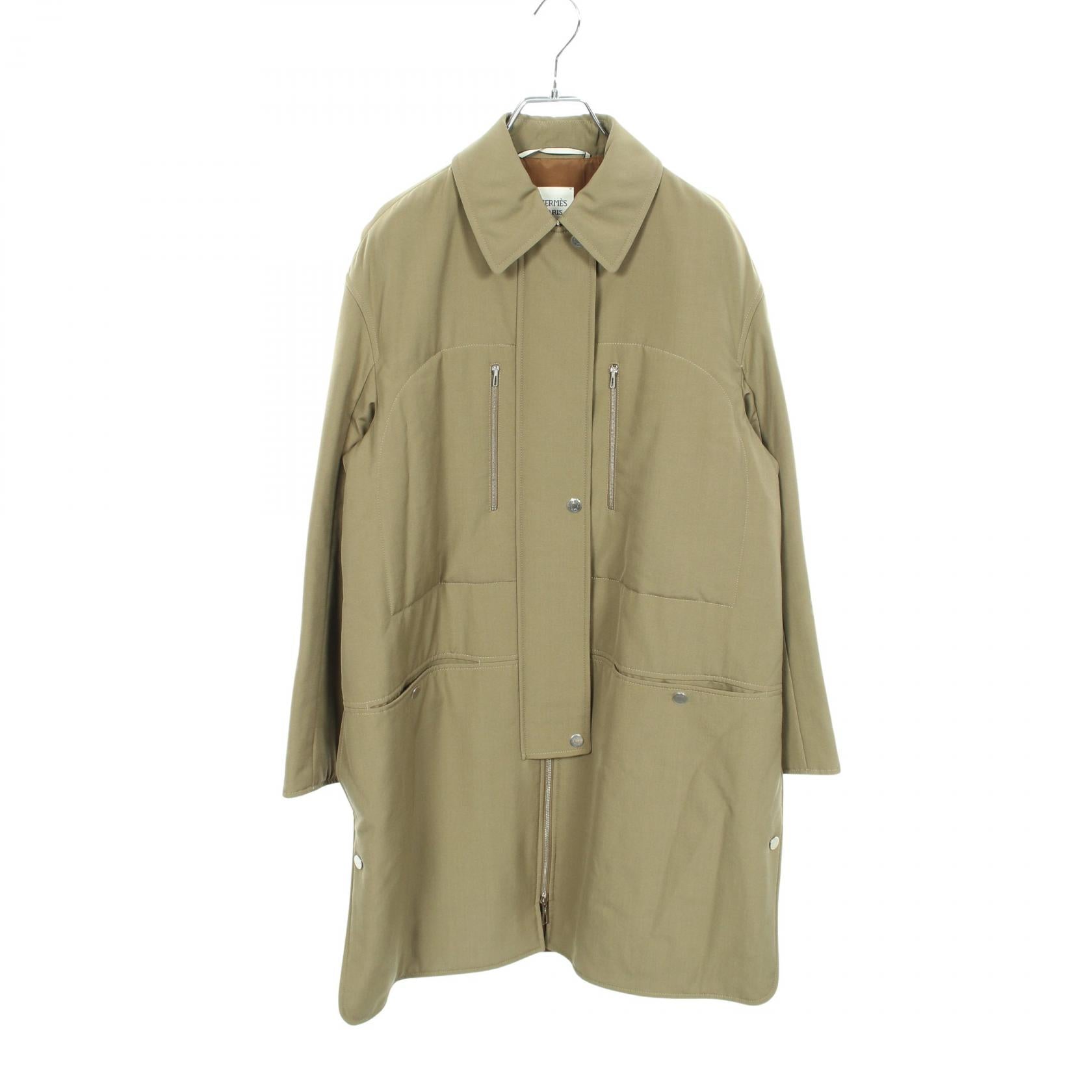Hermes Padded Wool Coat