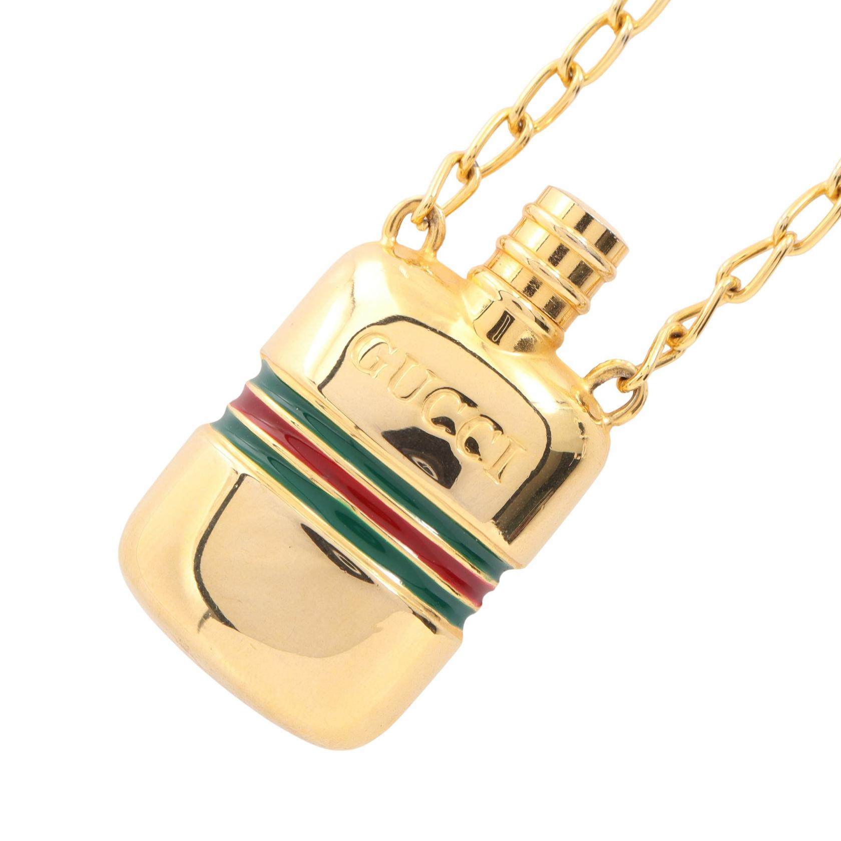 Gucci Perfume Bottle Long Necklace