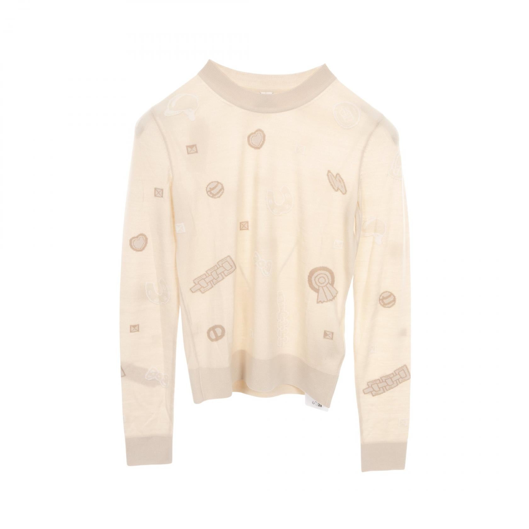 Hermes Candy Libris Wool Knit Top