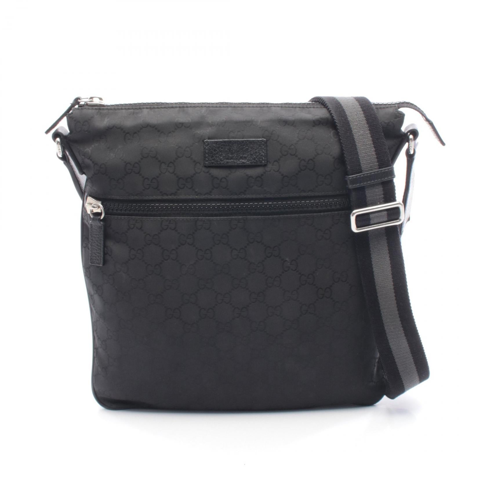 Gucci GG Canvas Leather Shoulder Bag