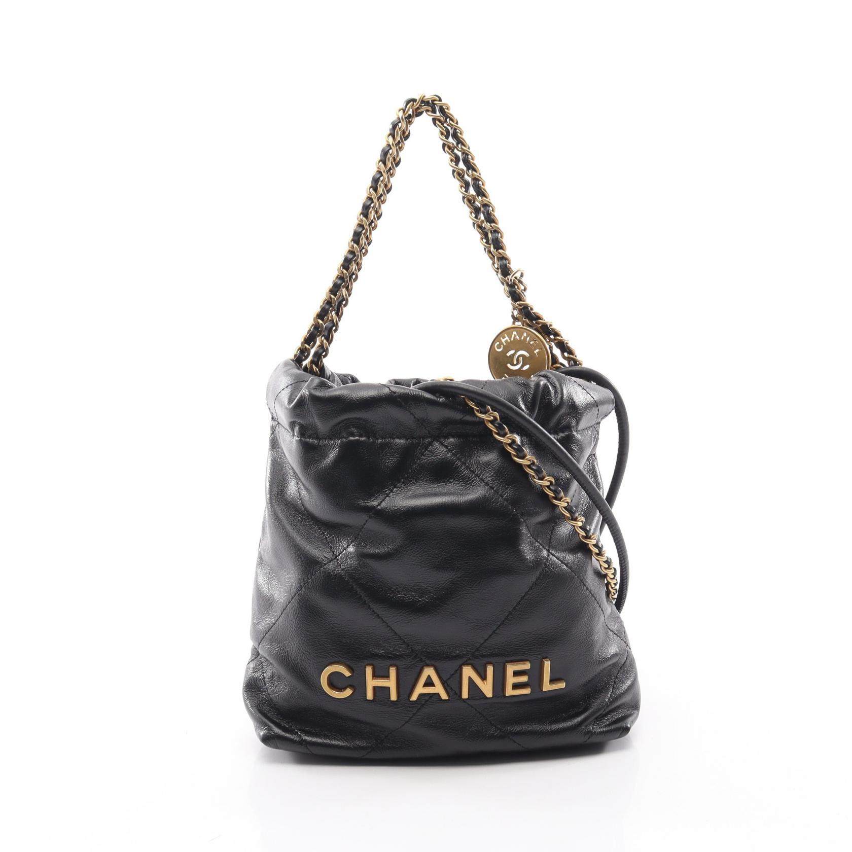 Chanel CHANEL 22 Leather 2way Shoulder Bag