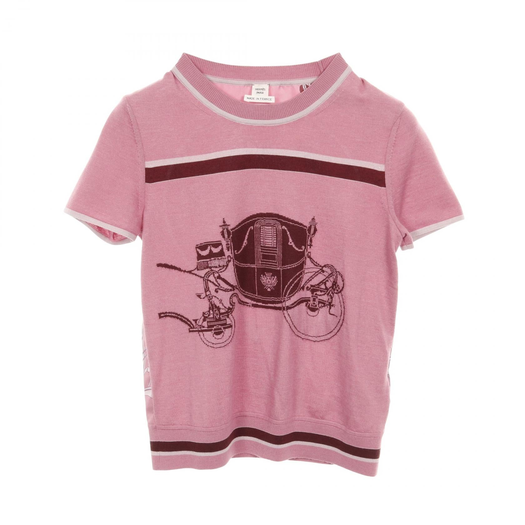 Hermes Twillaine Ex-Libris Cashmere Silk Top