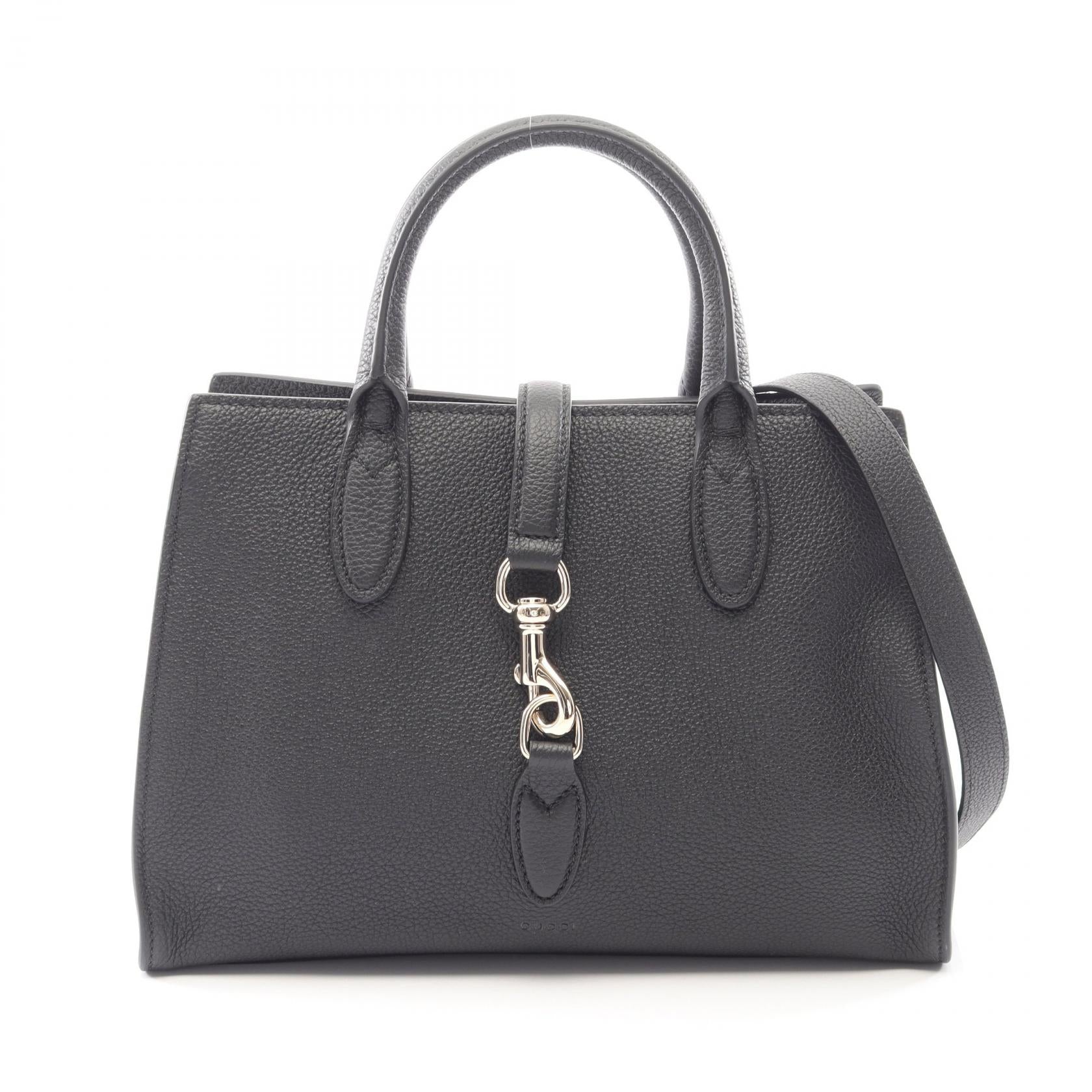 Gucci Hook Closure Medium 2way Leather Tote Bag