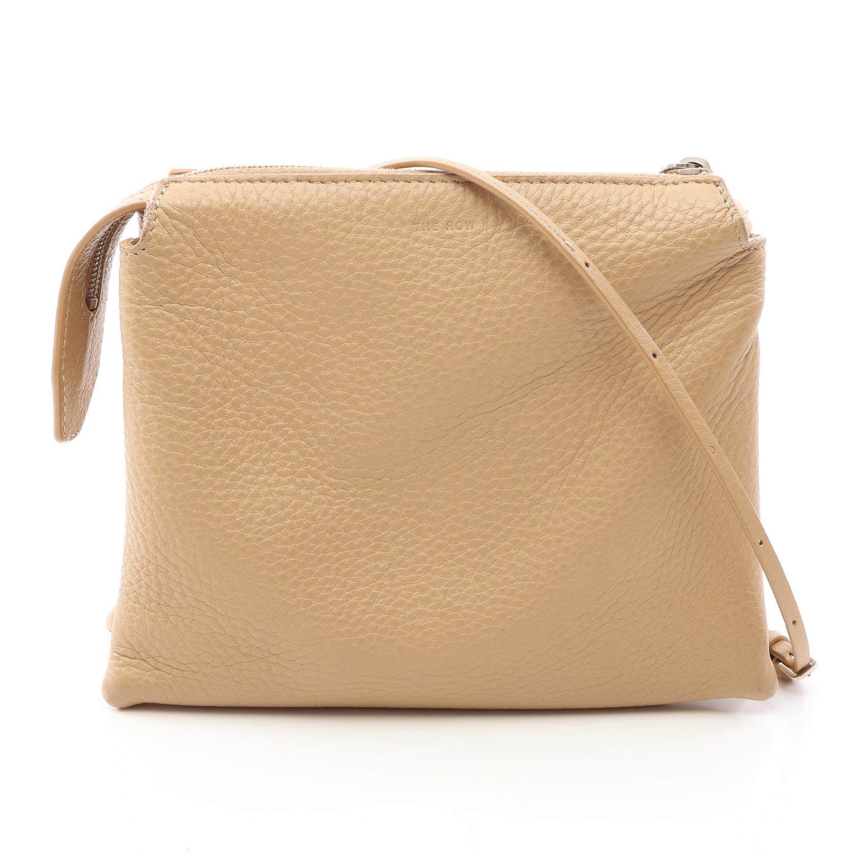 THE ROW MINI NU TWIN Leather Shoulder Bag