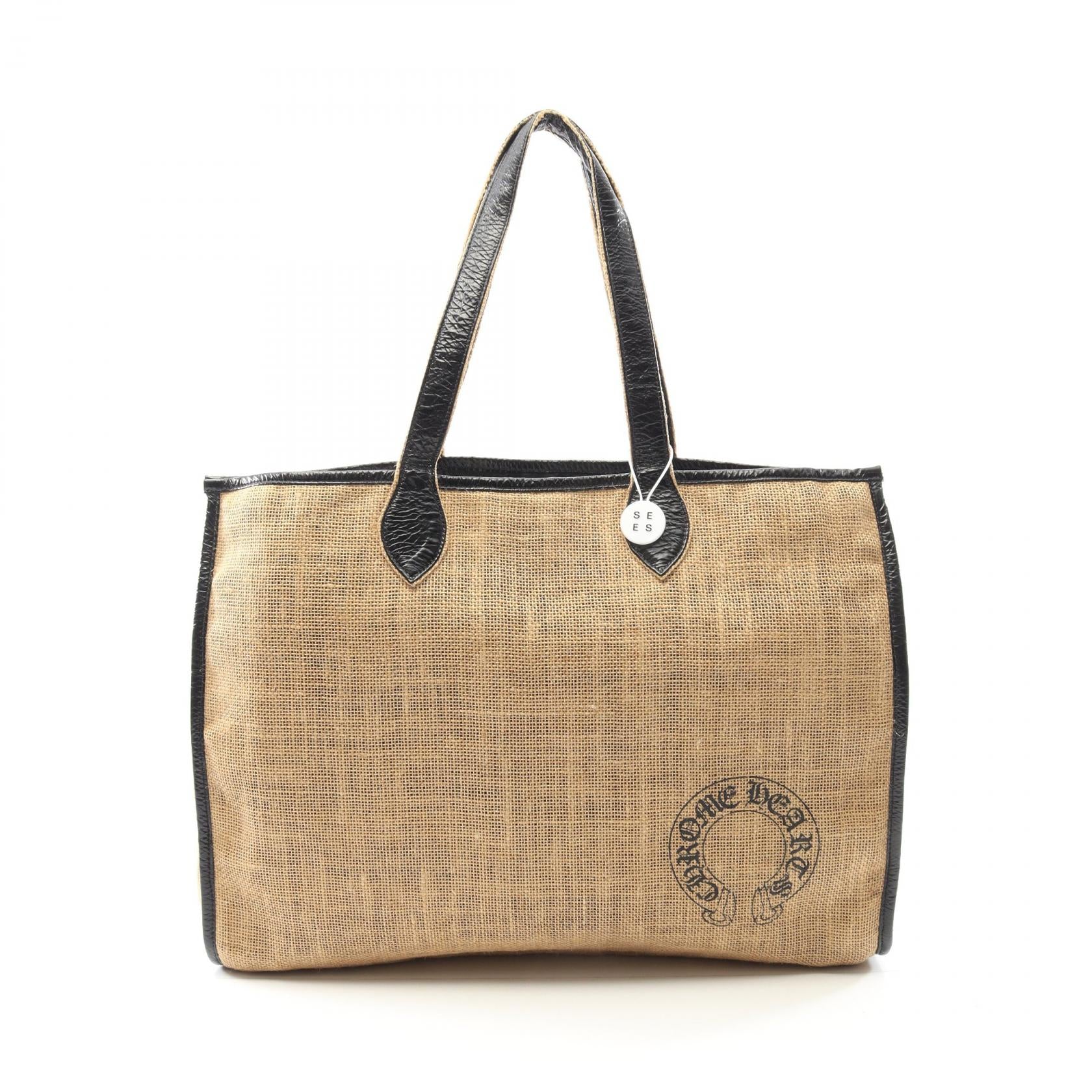 CHROME HEARTS HORSESHOE BEACH BAG leather fabric tote bag