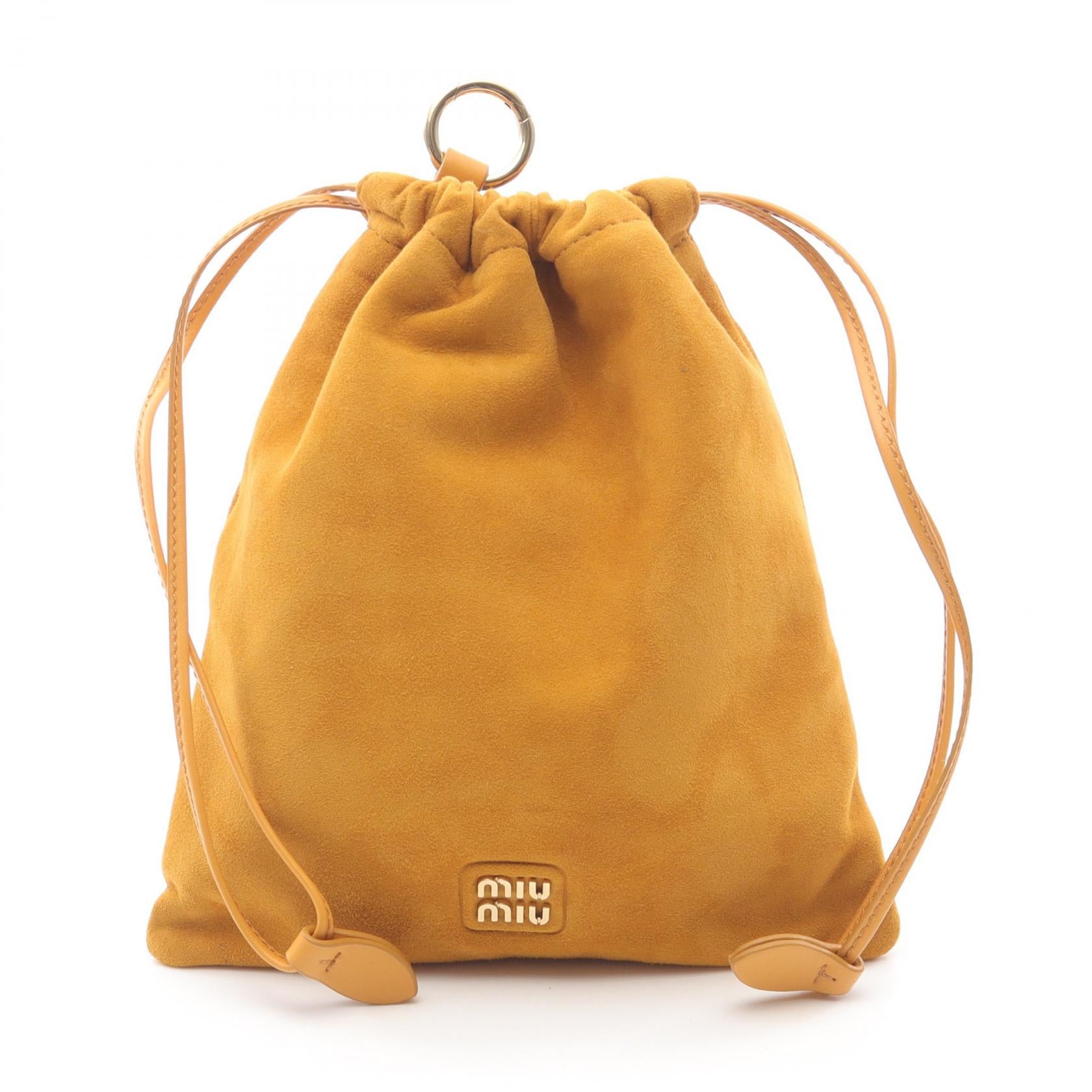 Miu Miu CAMOSCIO Suede Pouch