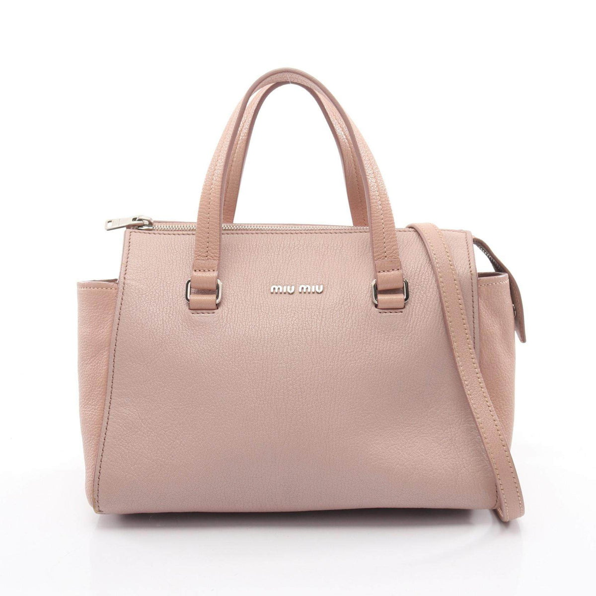 Miu Miu Madras Leather Handbag