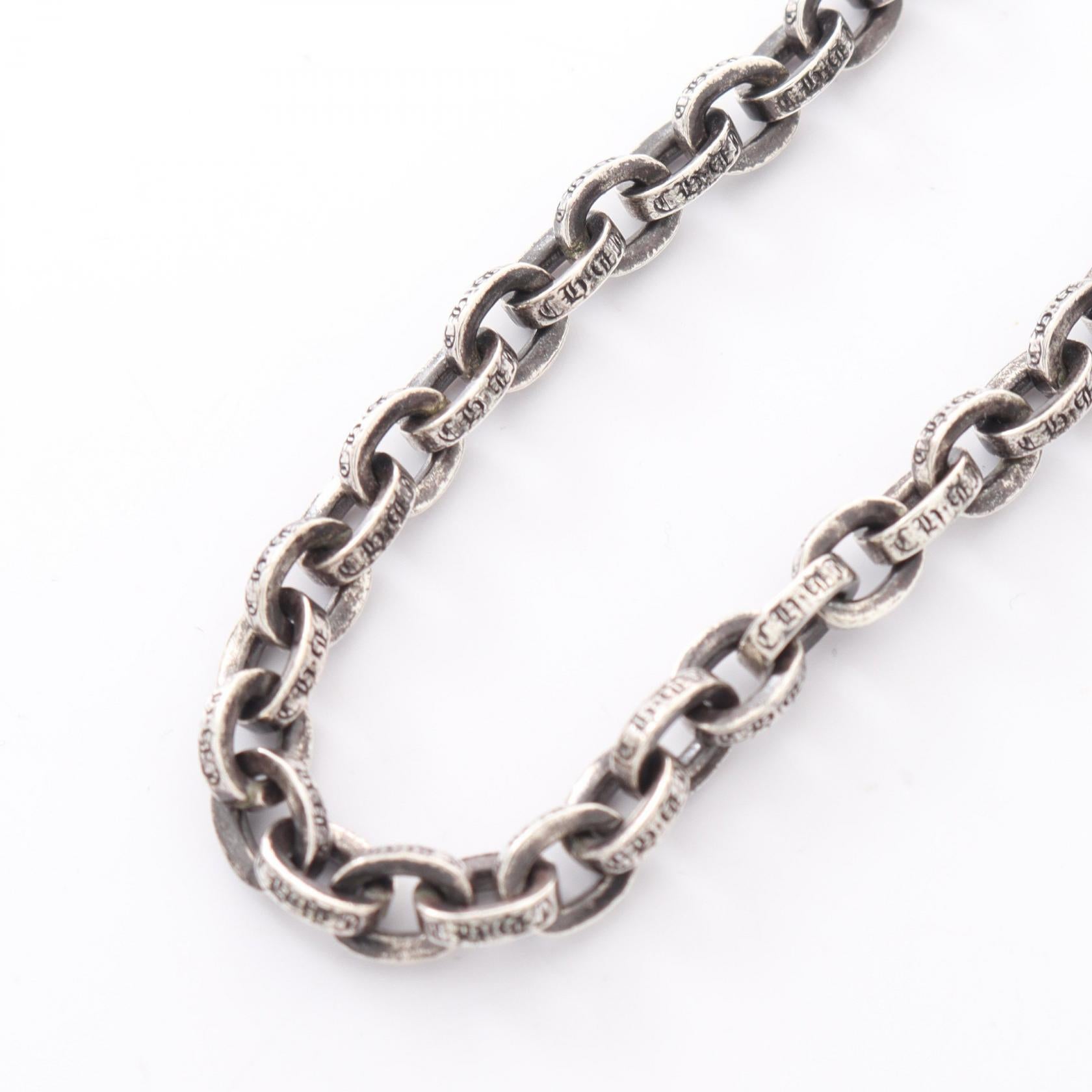 CHROME HEARTS PAPER CHAIN Silver Necklace