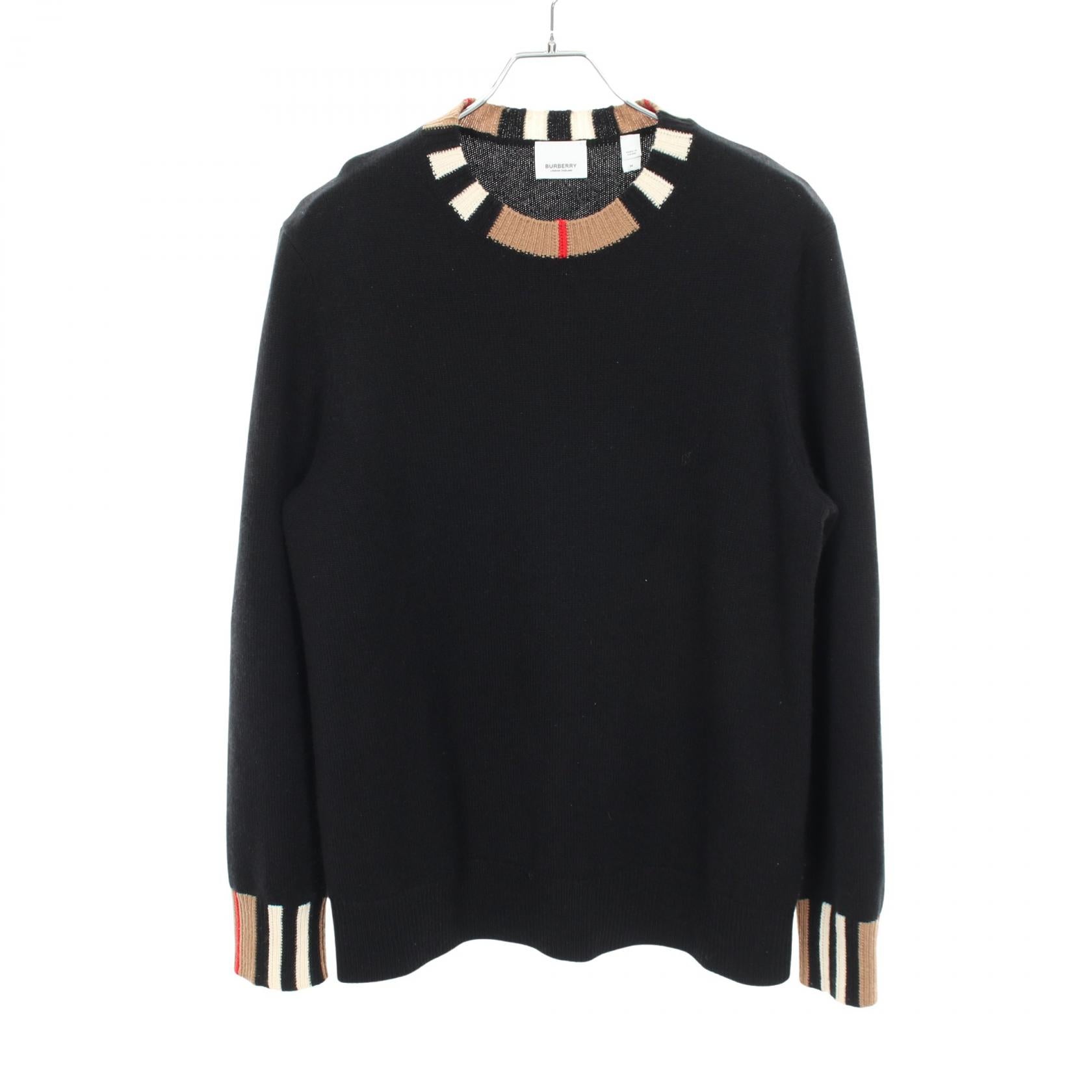 Burberry Icon Stripe Wool Cashmere Knitwear