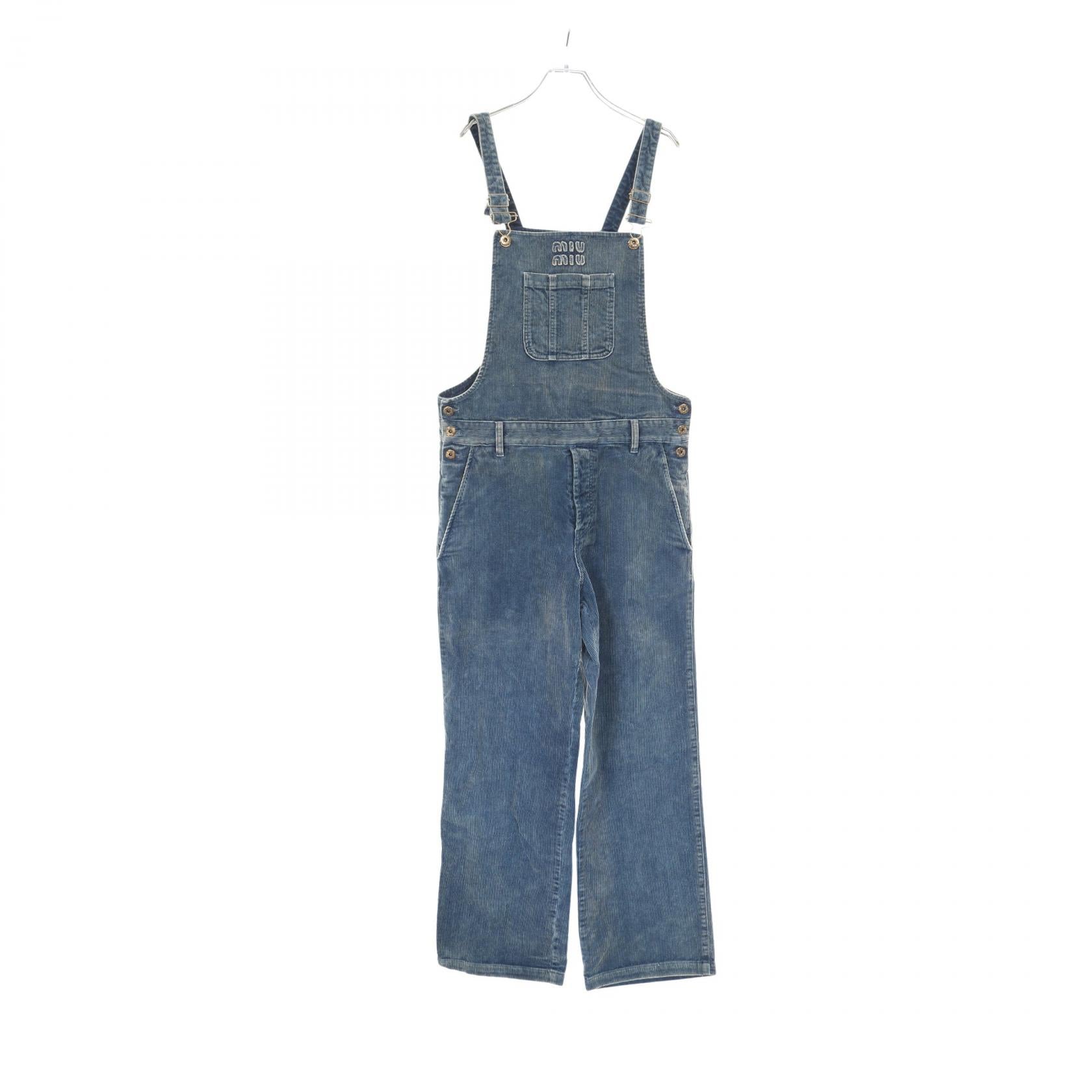 Miu Miu Washed Corduroy Jumpsuit