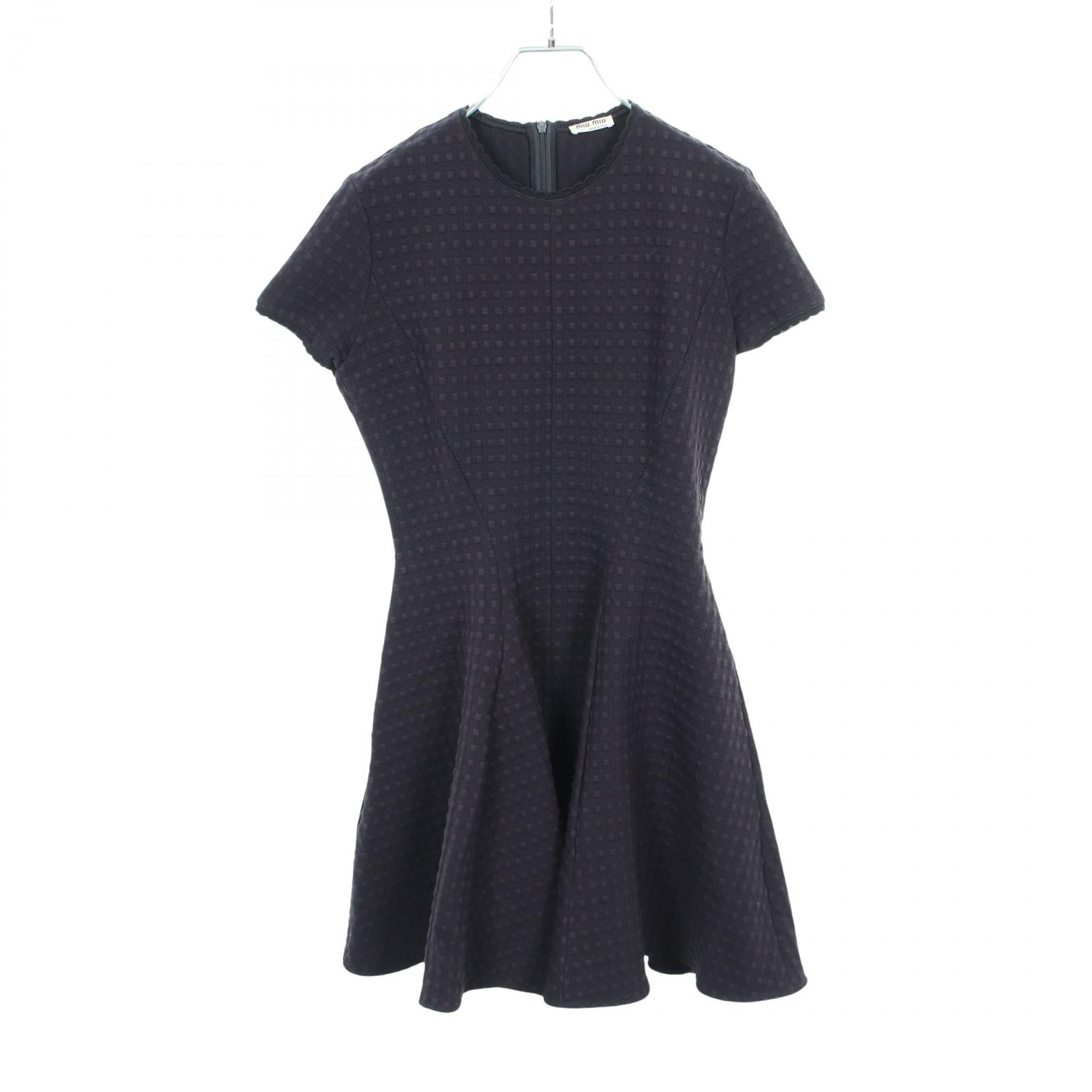 Miu Miu Waffle Emboss Dress
