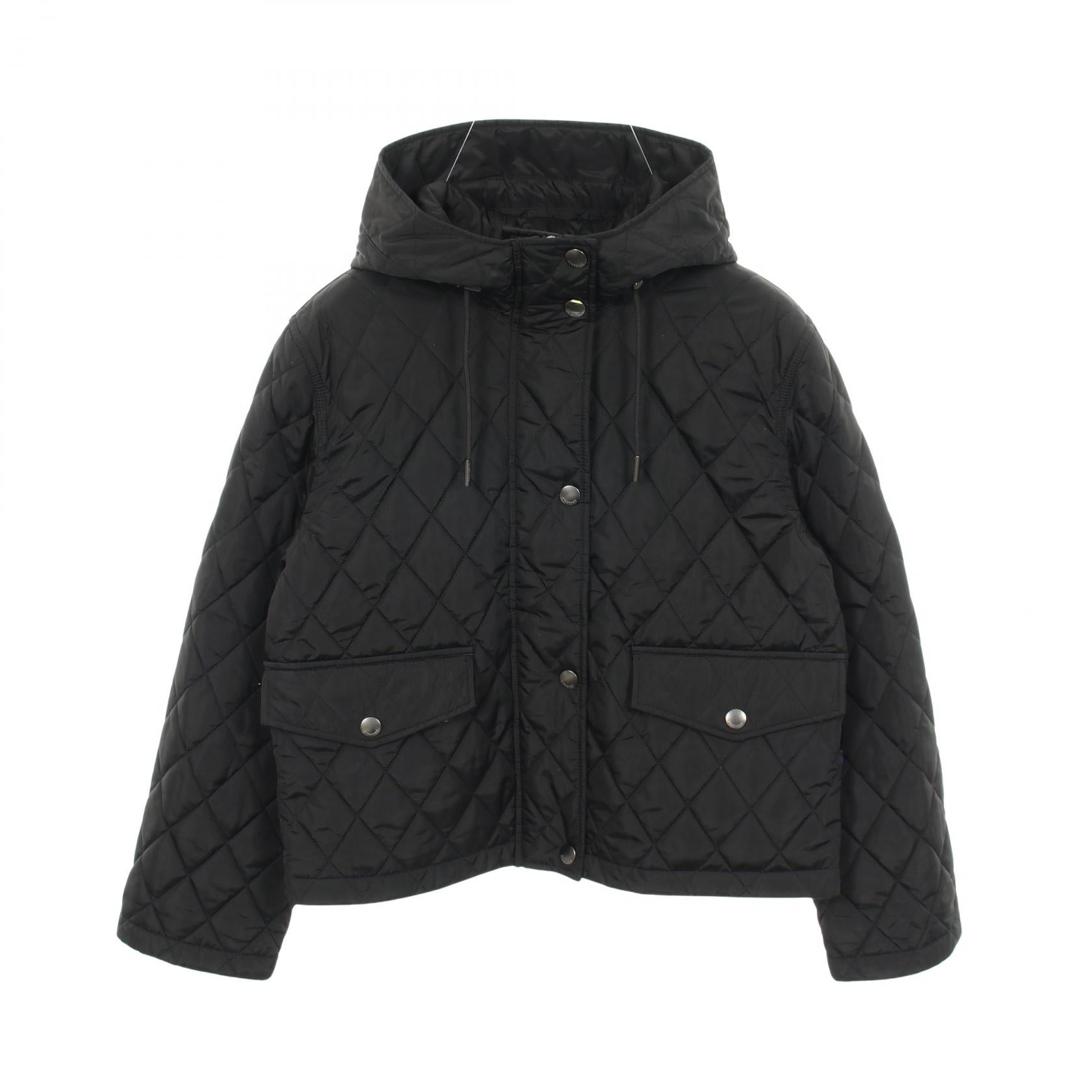 Burberry Nova Check Lined Hooded Nylon Jacket