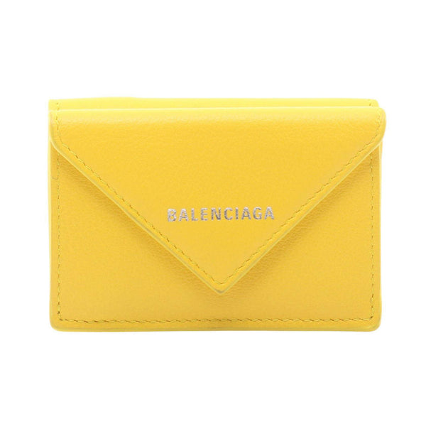 Balenciaga Paper Mini Wallet tri fold wallet