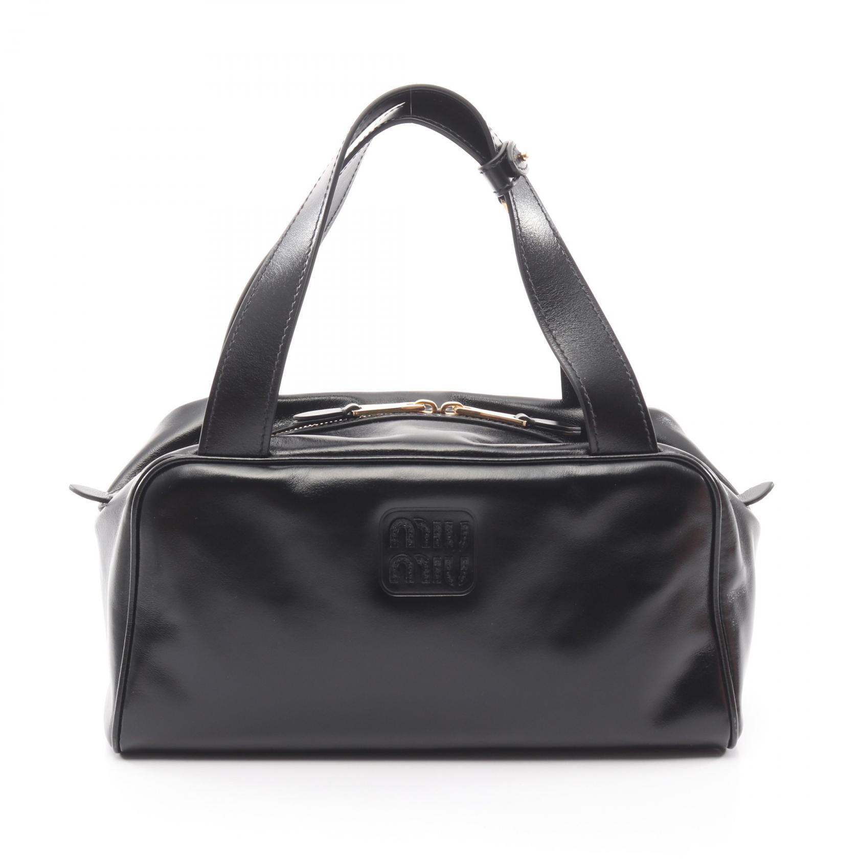 Miu Miu SOFTY SHINE Leather Handbag