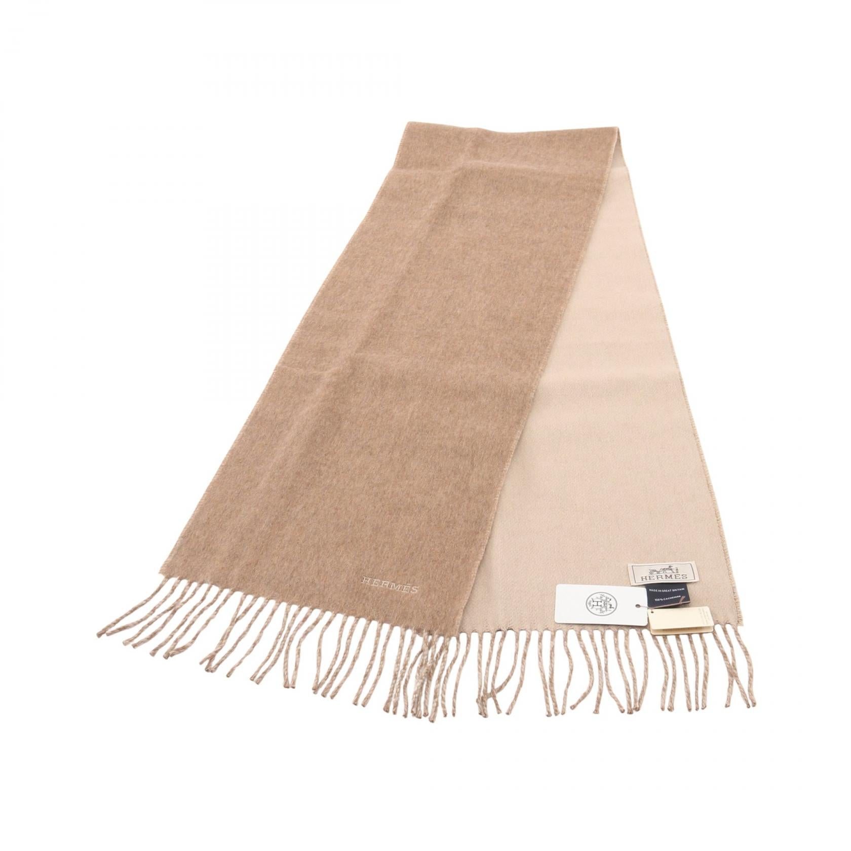 Hermes Recto Verso Cashmere Scarf