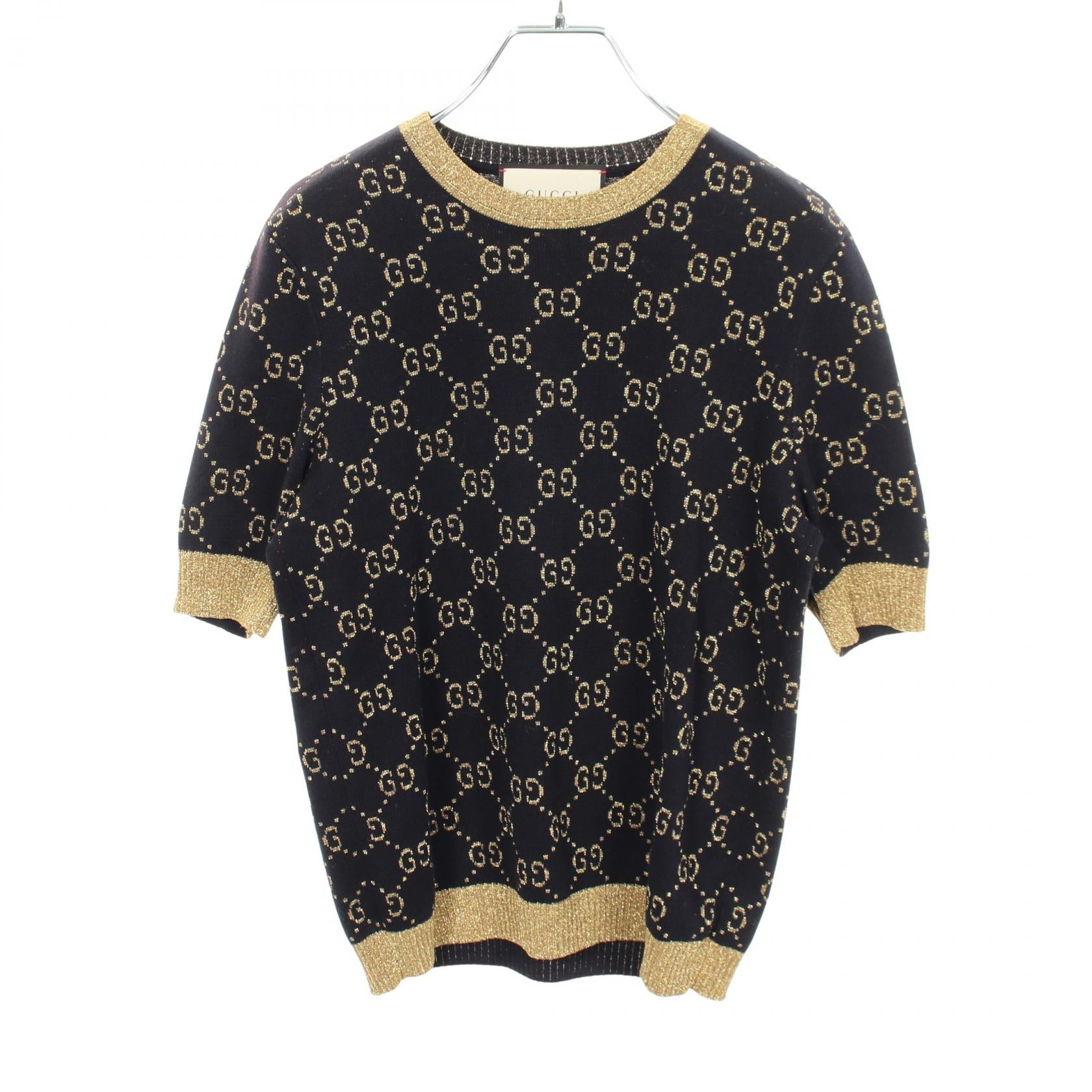 Gucci GG Cotton Short Sleeve Knit Top