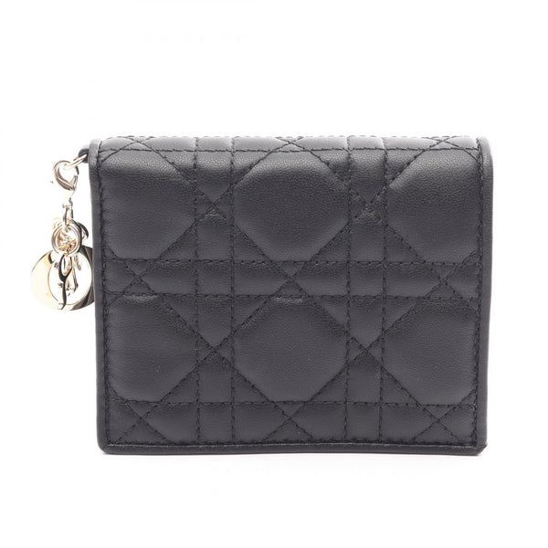 Dior Lady Dior Gardenia Leather Wallet